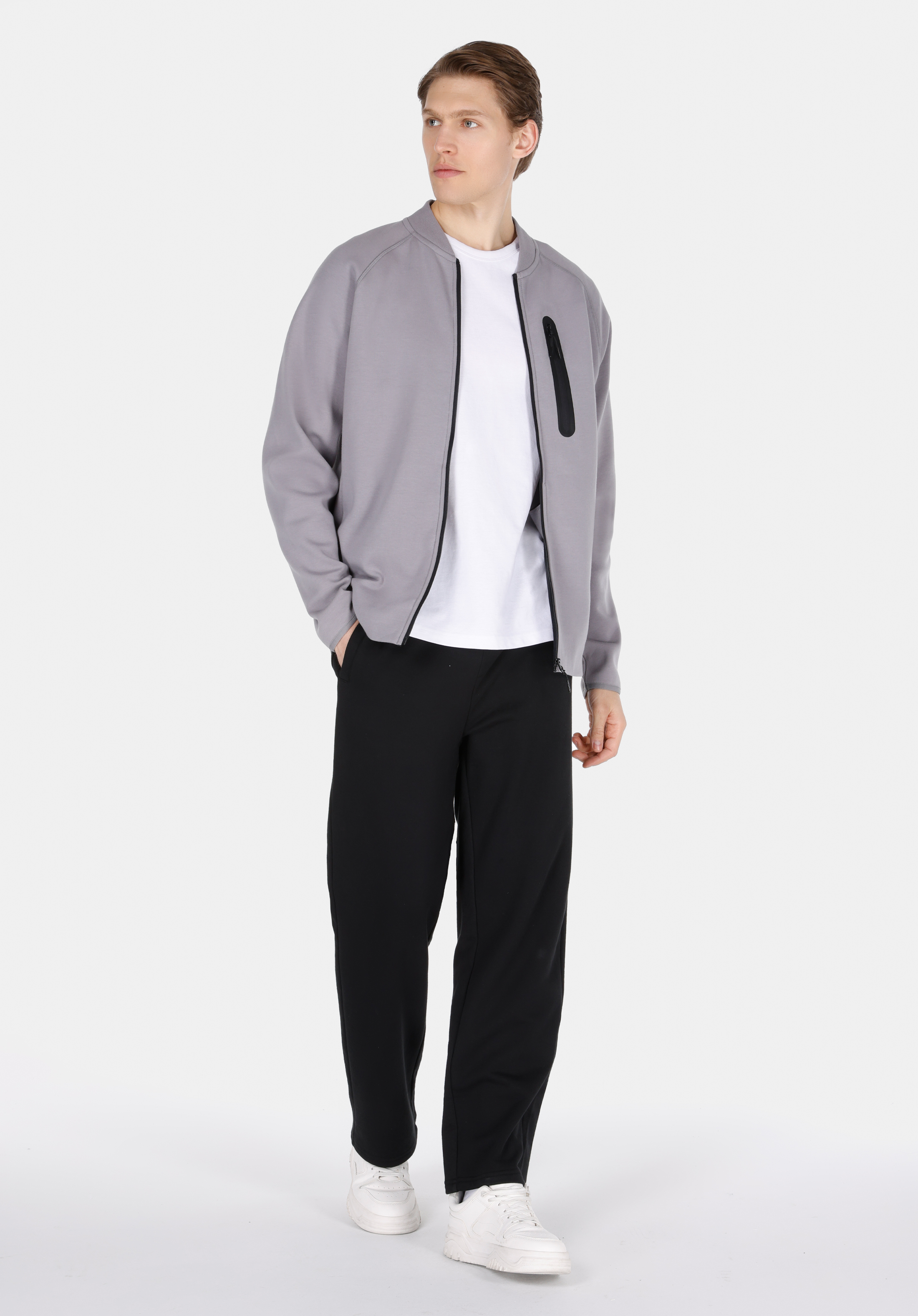 Comfort Fit    Erkek Gri Ceket
