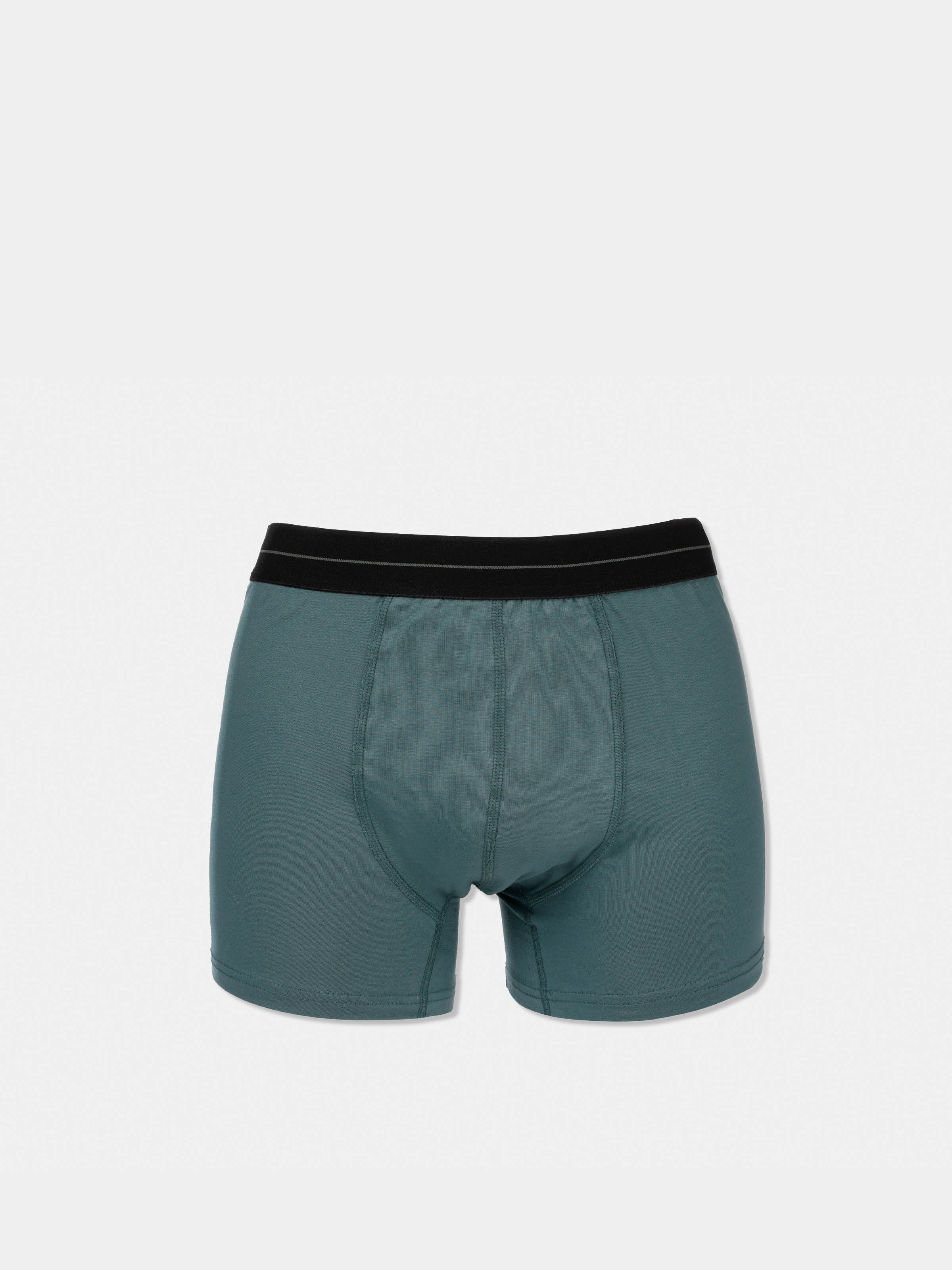 Modern Fit Baskılı Erkek Yeşil Boxer