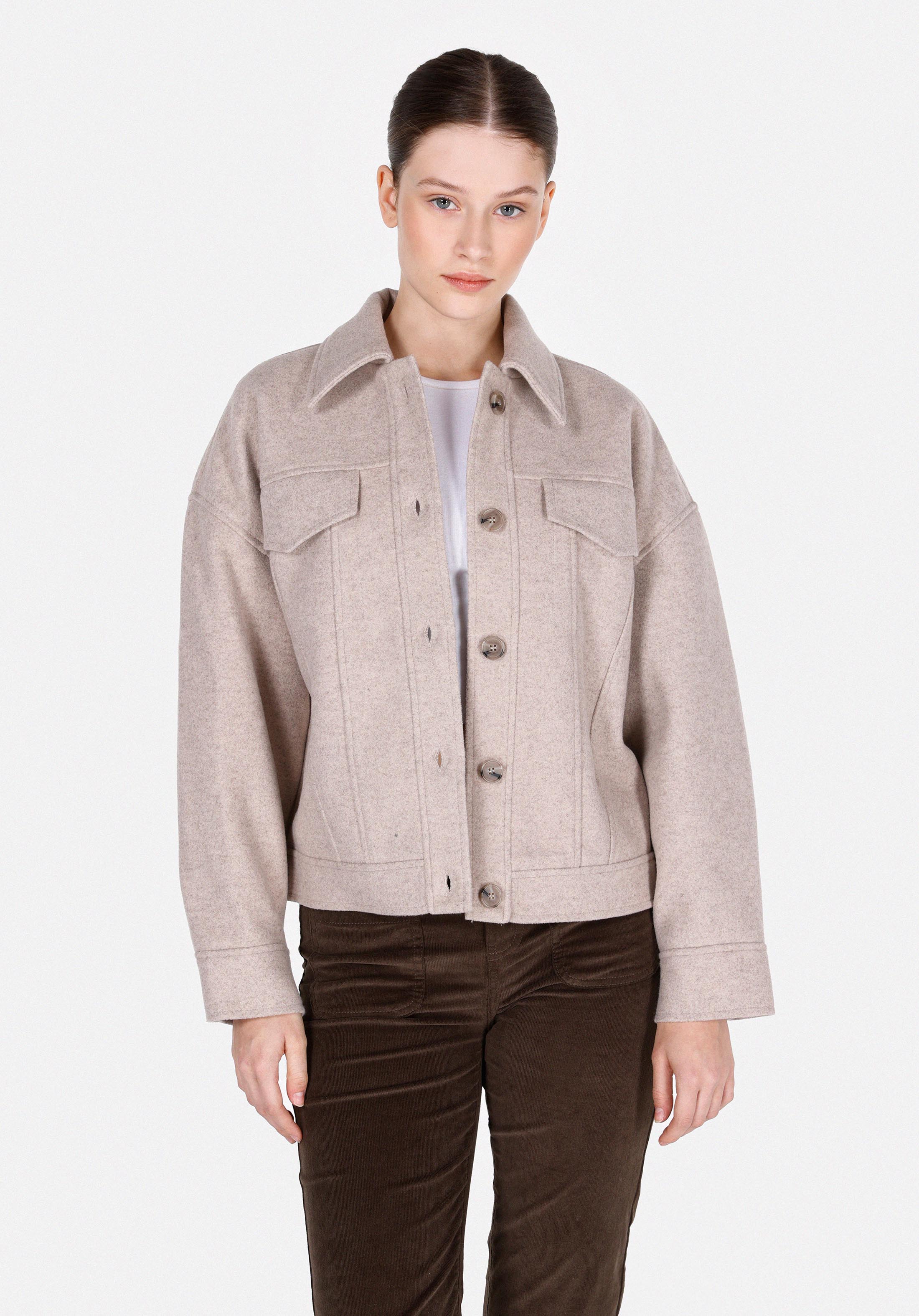 Regular Fit     Kadın Kahverengi Ceket