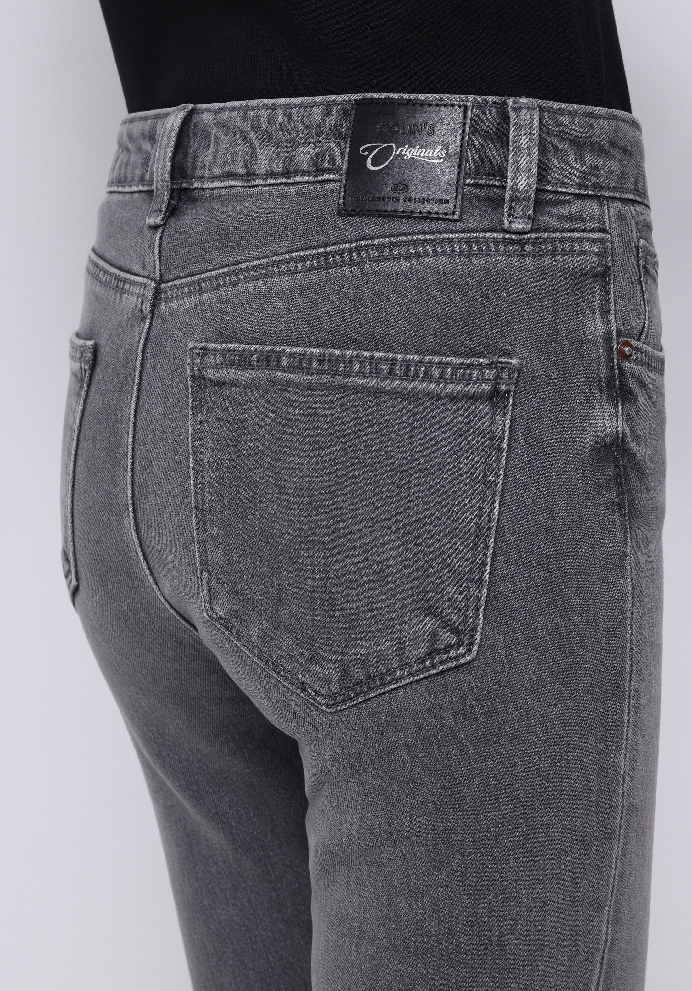 Slim Fit   Kadın Siyah Jean Pantolon