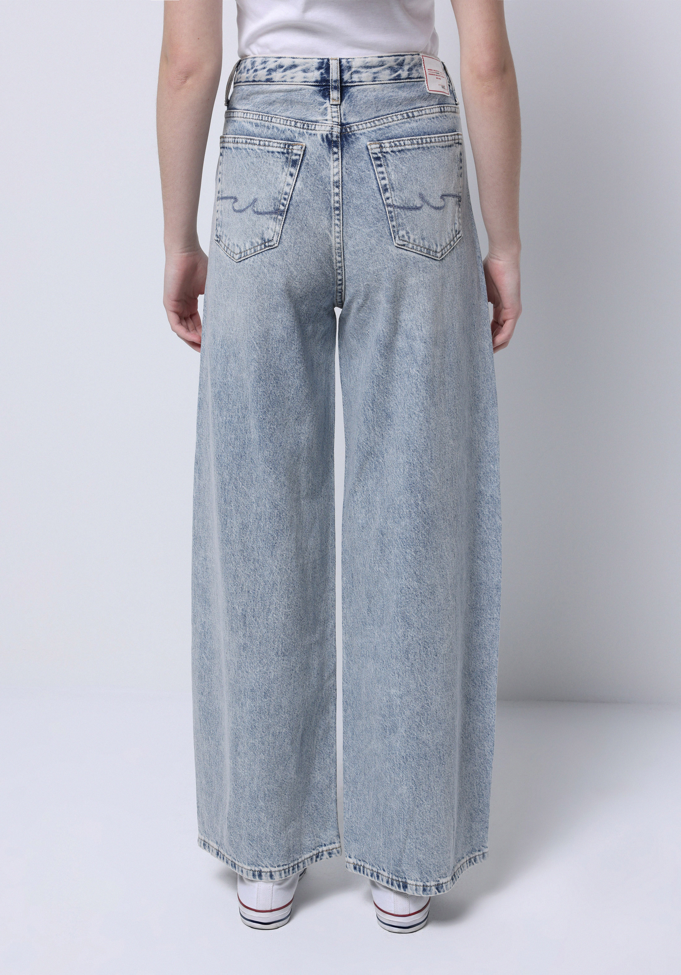 Loose Fit   Kadın Gri Jean Pantolon