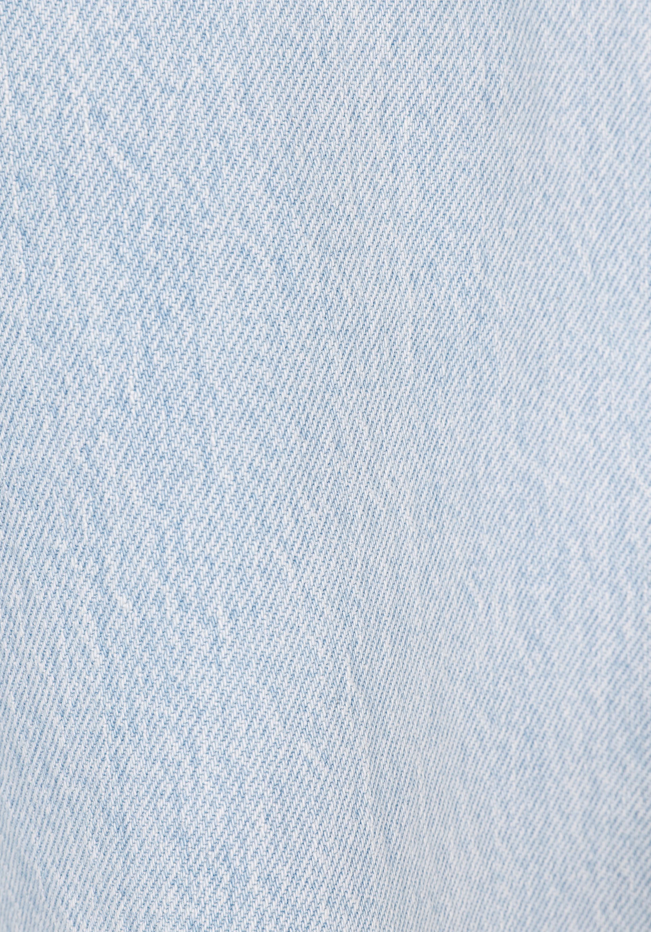 Regular Fit Orta Bel Daralan Paça Erkek İndigo Jean Pantolon