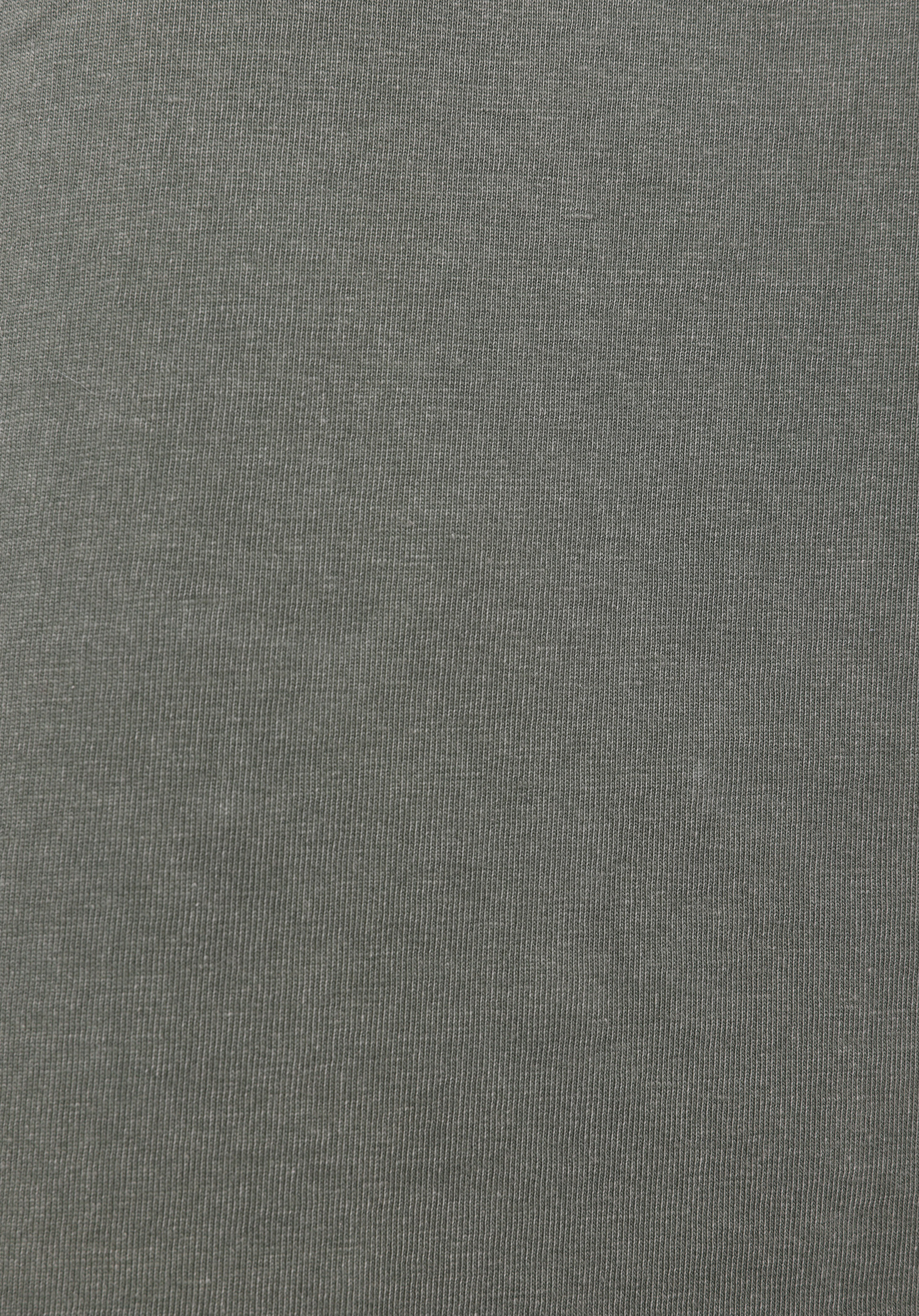 Regular Fit Yuvarlak Yaka Düz Erkek Yeşil Kısa Kol Tişört