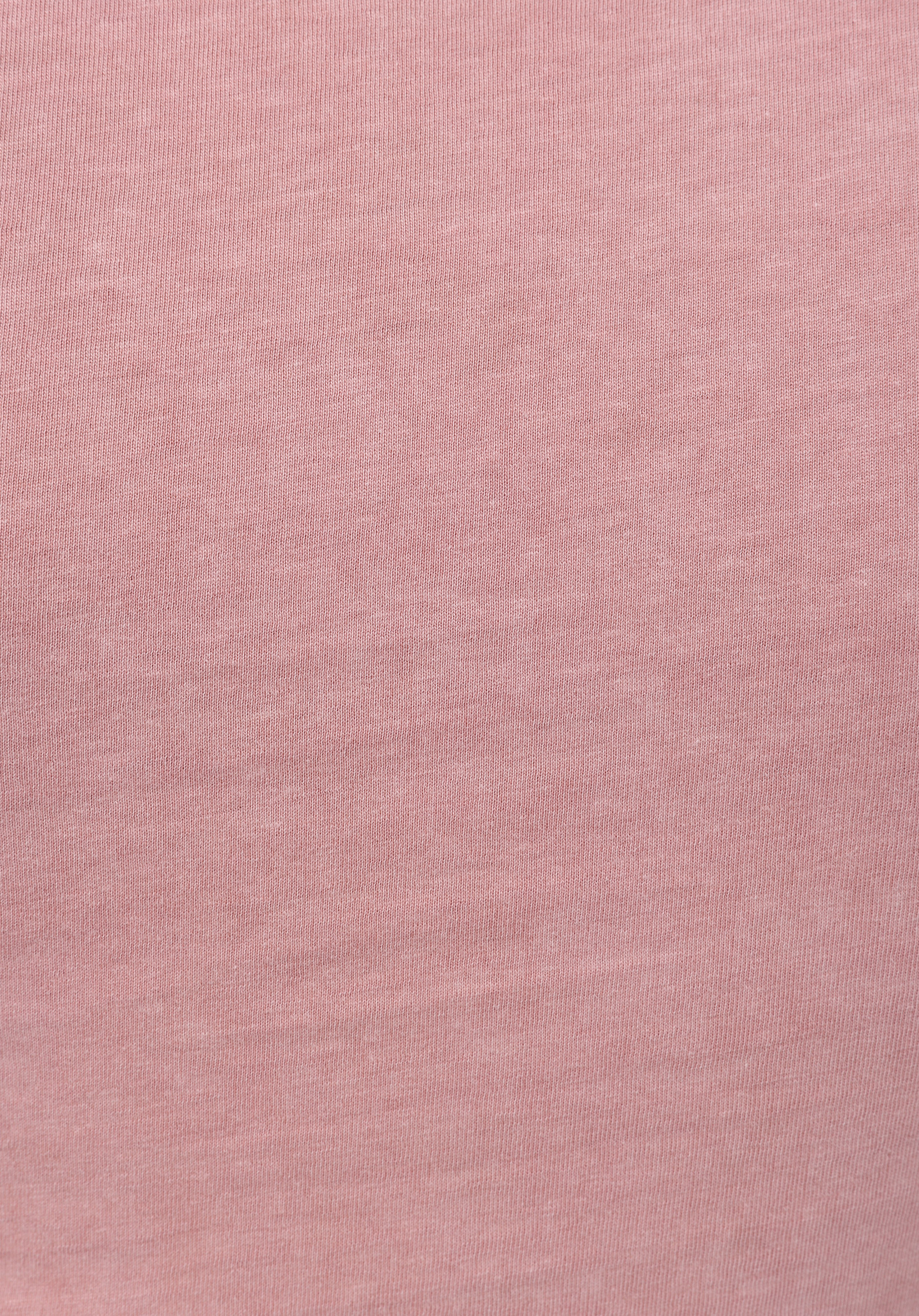 Slim Fit Yuvarlak Yaka Baskılı Kadın Pembe Kısa Kol Tişört