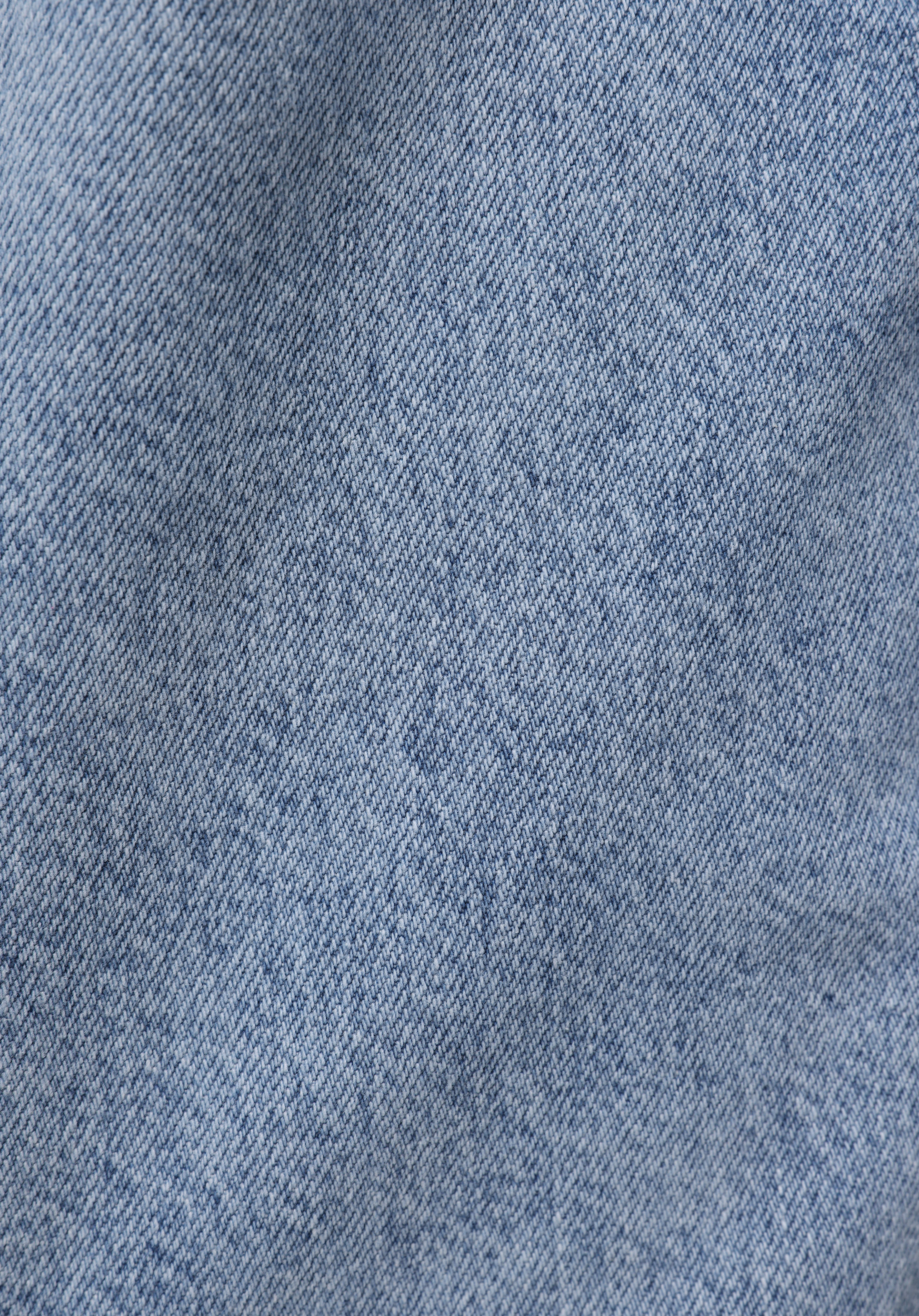 Regular Fit Orta Bel Düz Erkek İndigo Jean Şort