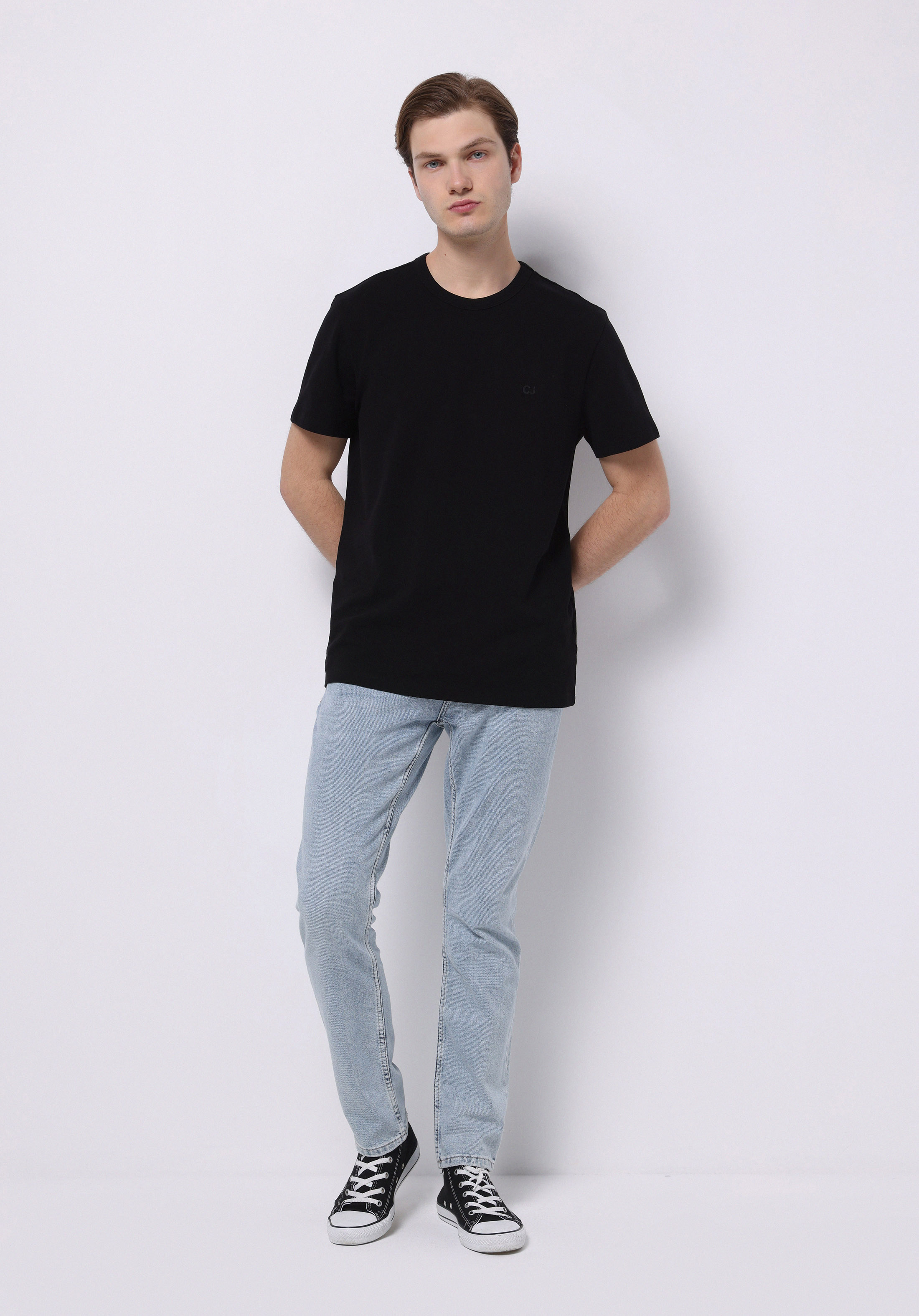 Straight Fit Düşük Bel Düz Paça Erkek İndigo Jean Pantolon
