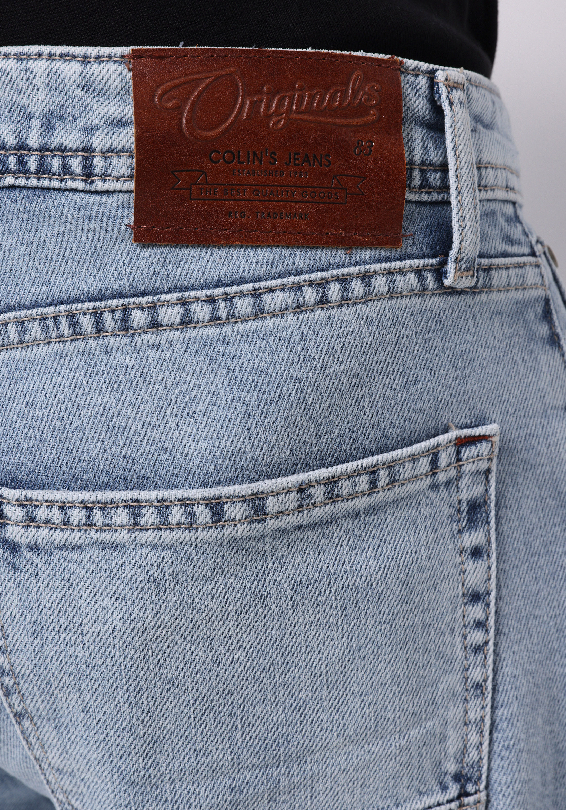 Straight Fit Düşük Bel Düz Paça Erkek İndigo Jean Pantolon