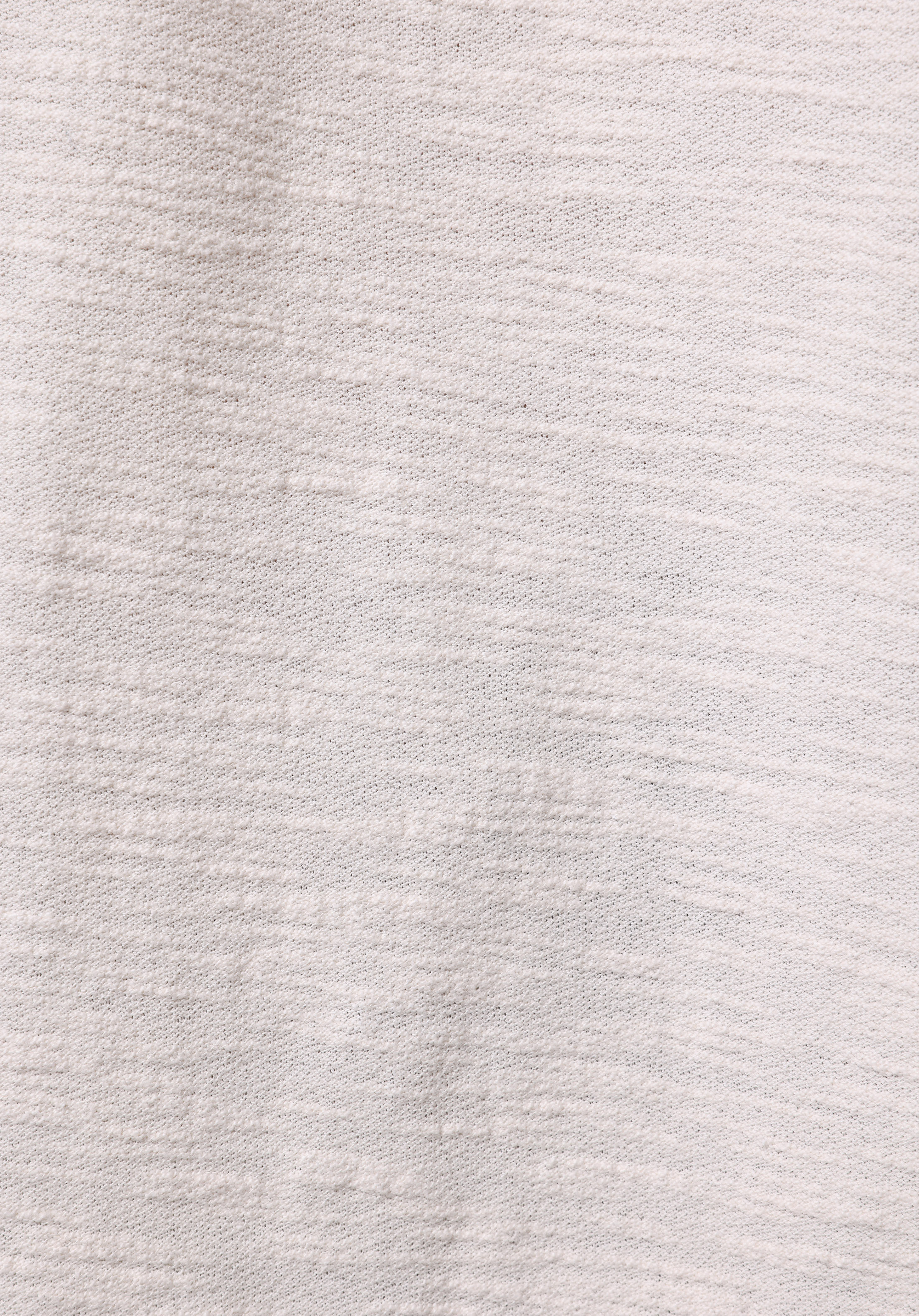 Comfort Fit Yuvarlak Yaka Düz Erkek Ekru Kısa Kol Tişört