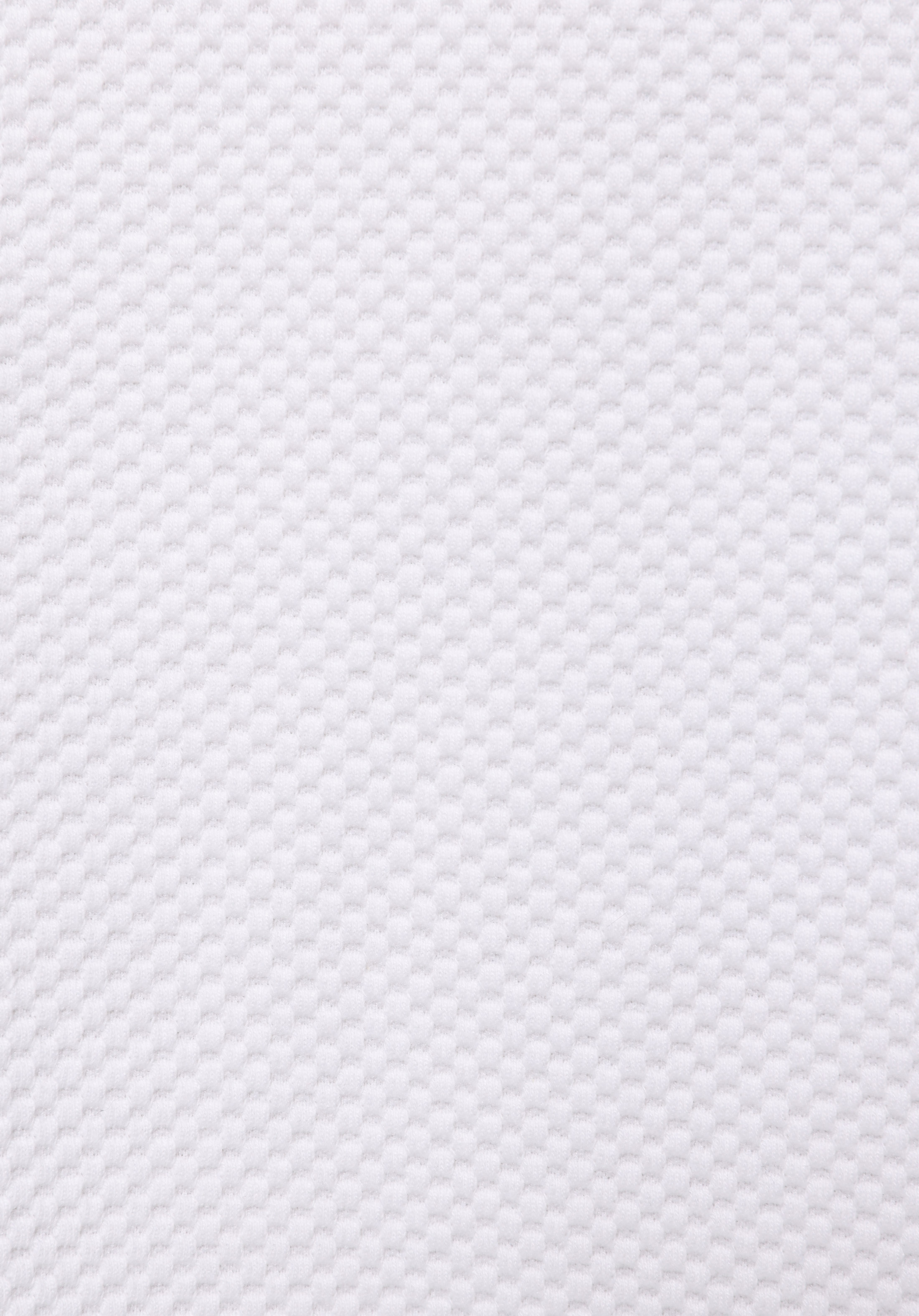 Regular Fit Polo Yaka Jakarlı Erkek Beyaz Kısa Kol Tişört