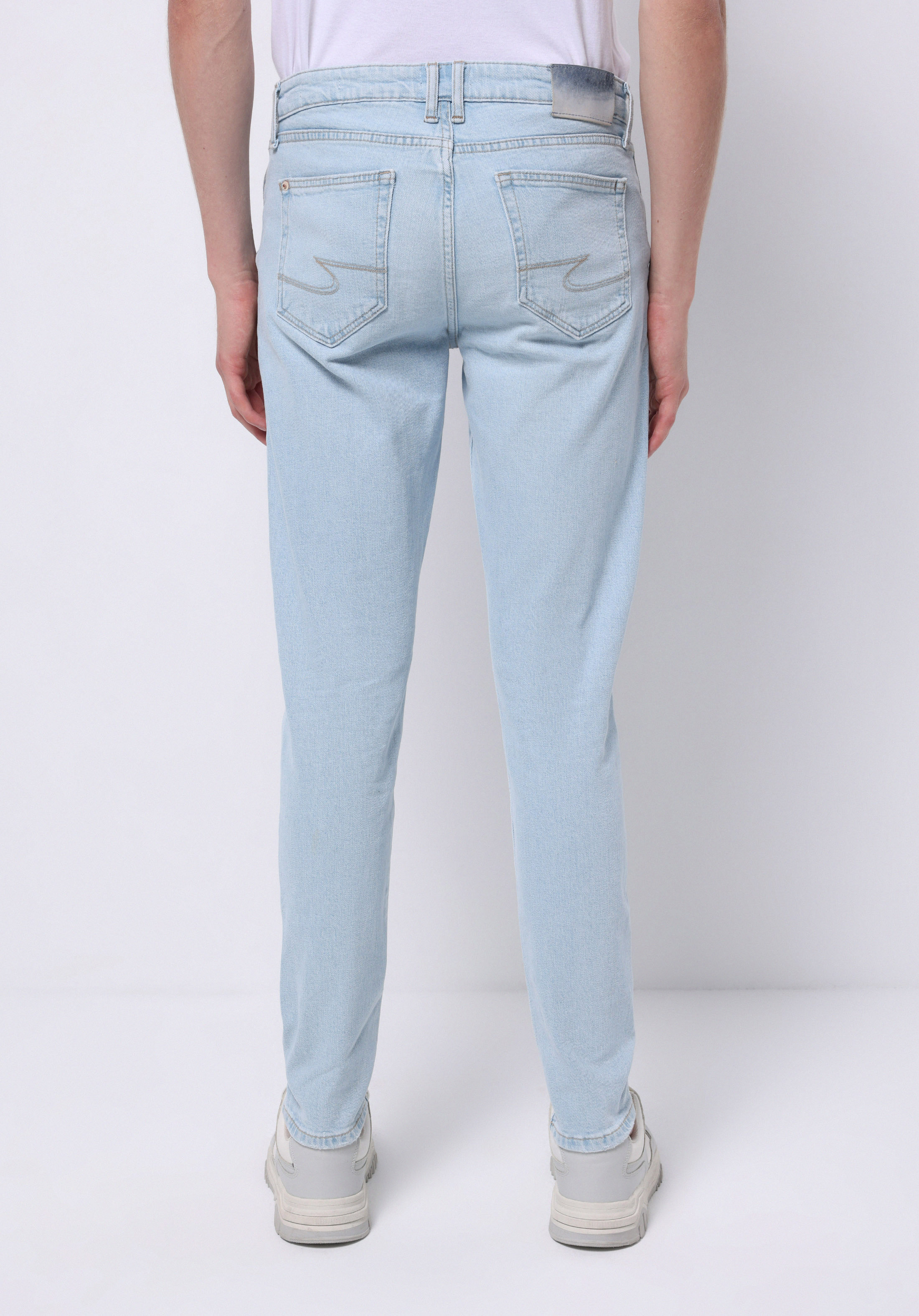 Slim Fit   Erkek İndigo Jean Pantolon