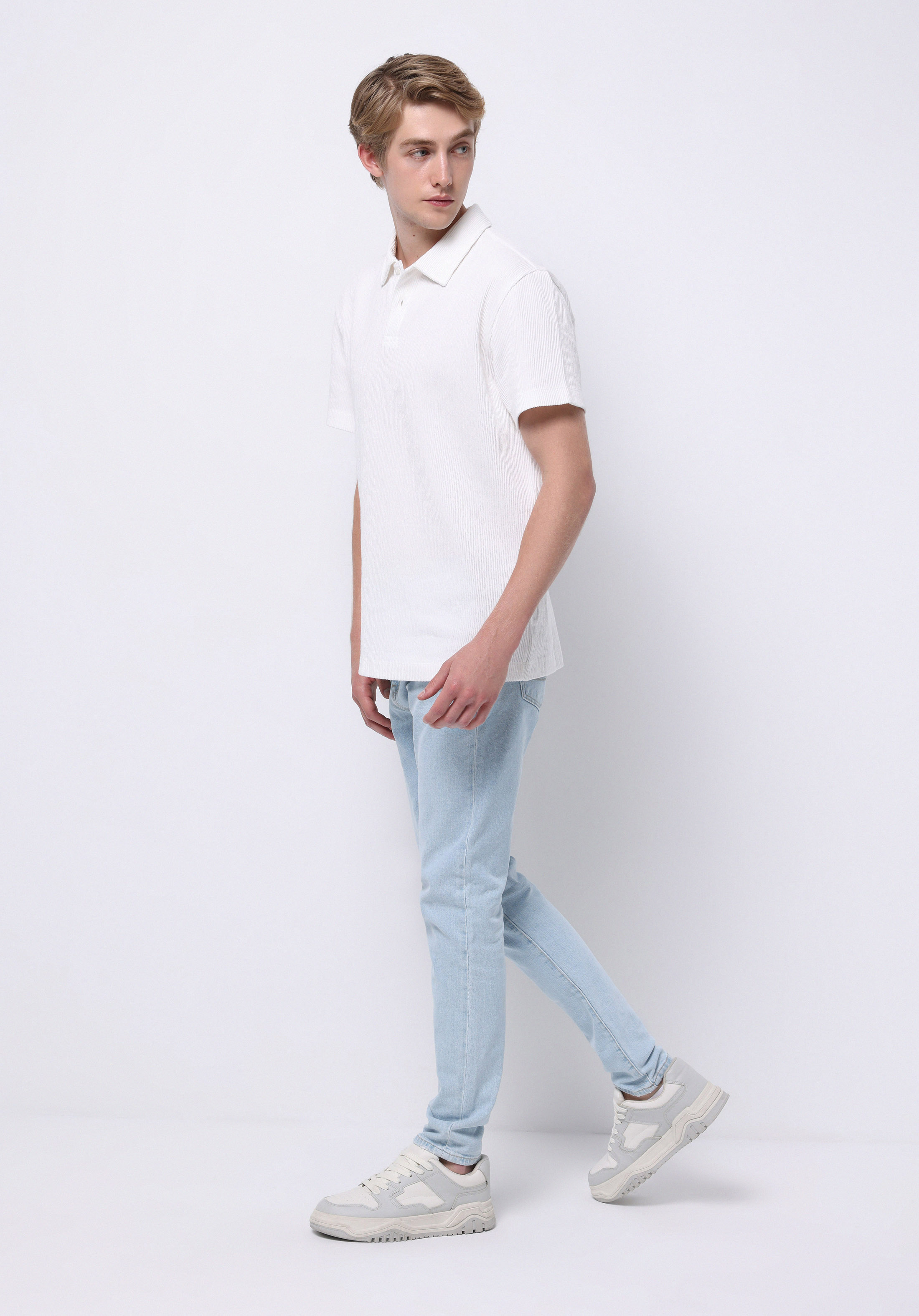 Slim Fit   Erkek İndigo Jean Pantolon