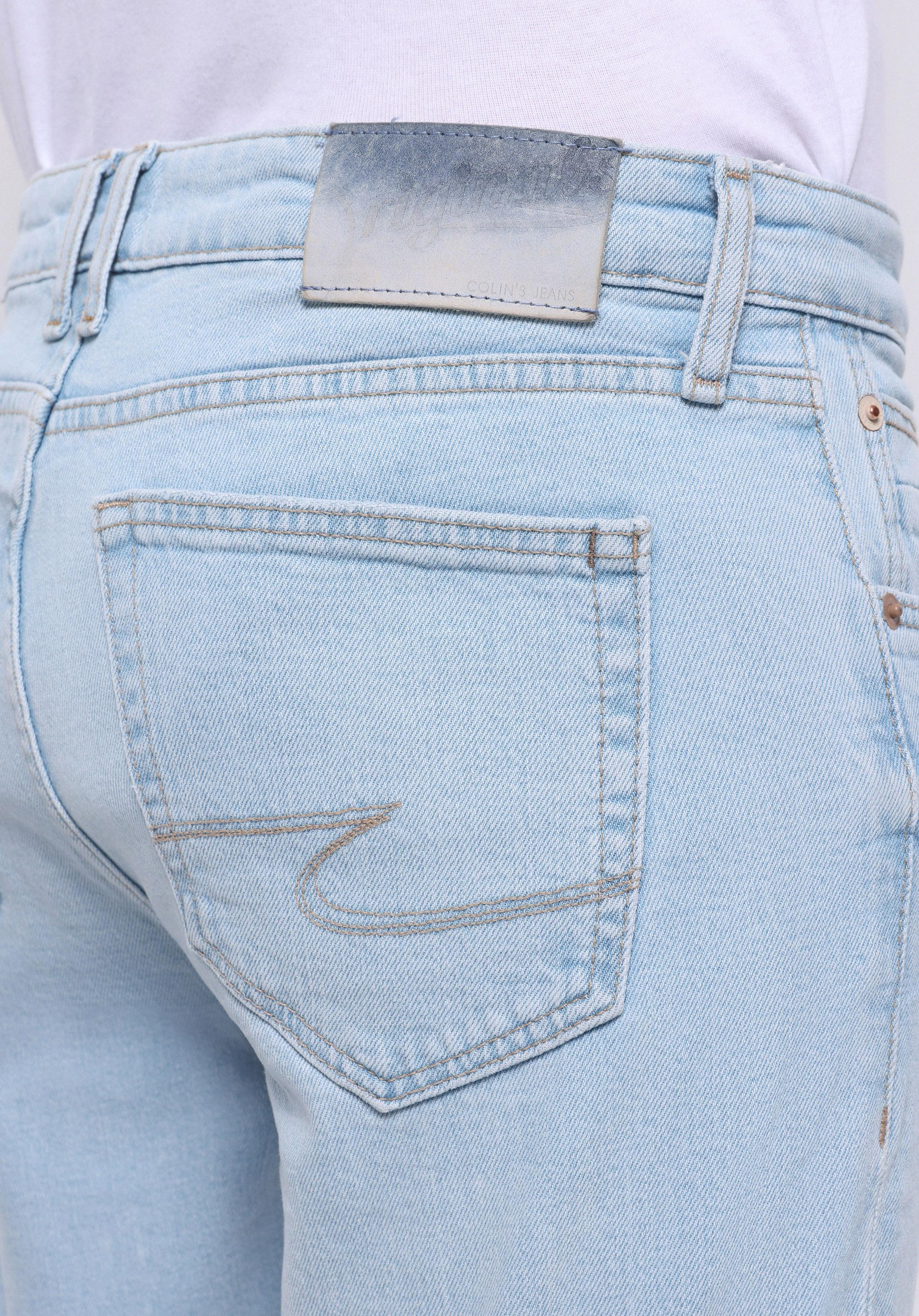 Slim Fit   Erkek İndigo Jean Pantolon