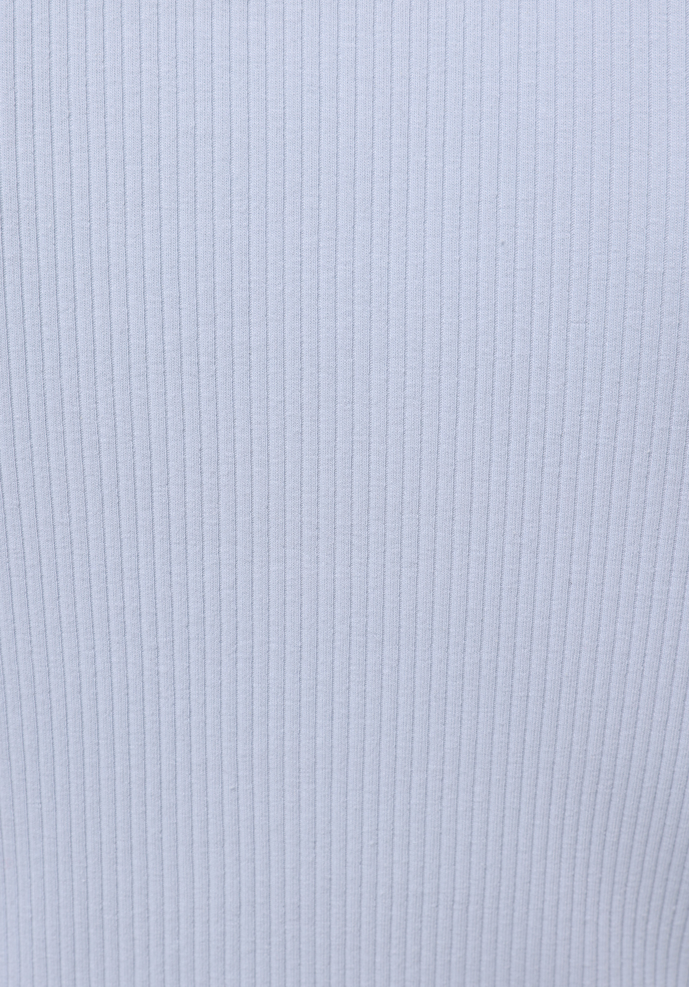 Slim Fit Yuvarlak Yaka Düz Kadın Mavi Kısa Kol Tişört