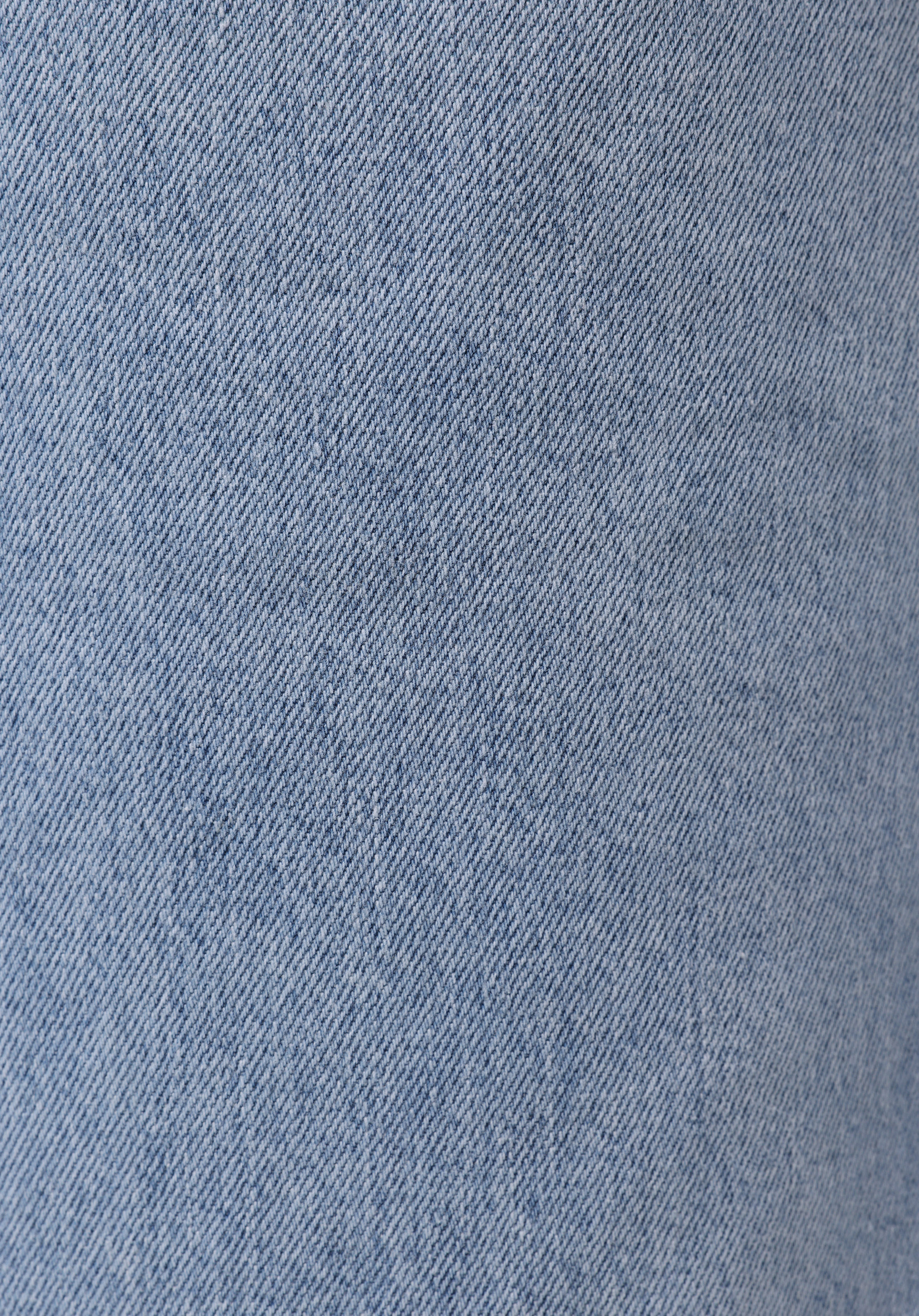Regular Fit Orta Bel Düz Erkek İndigo Jean Şort