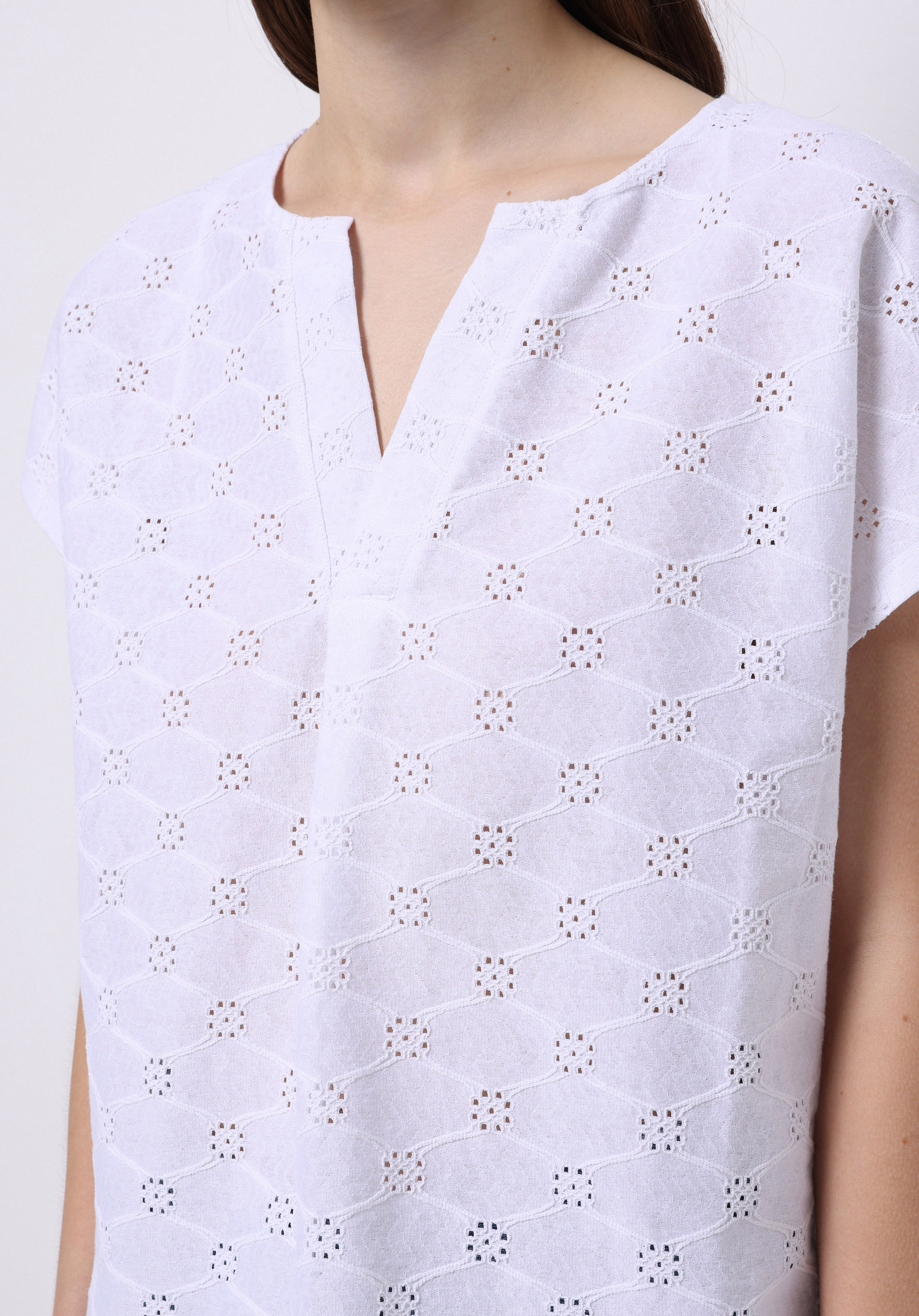 Regular Fit   Kadın Beyaz Kısa Kol Tişört