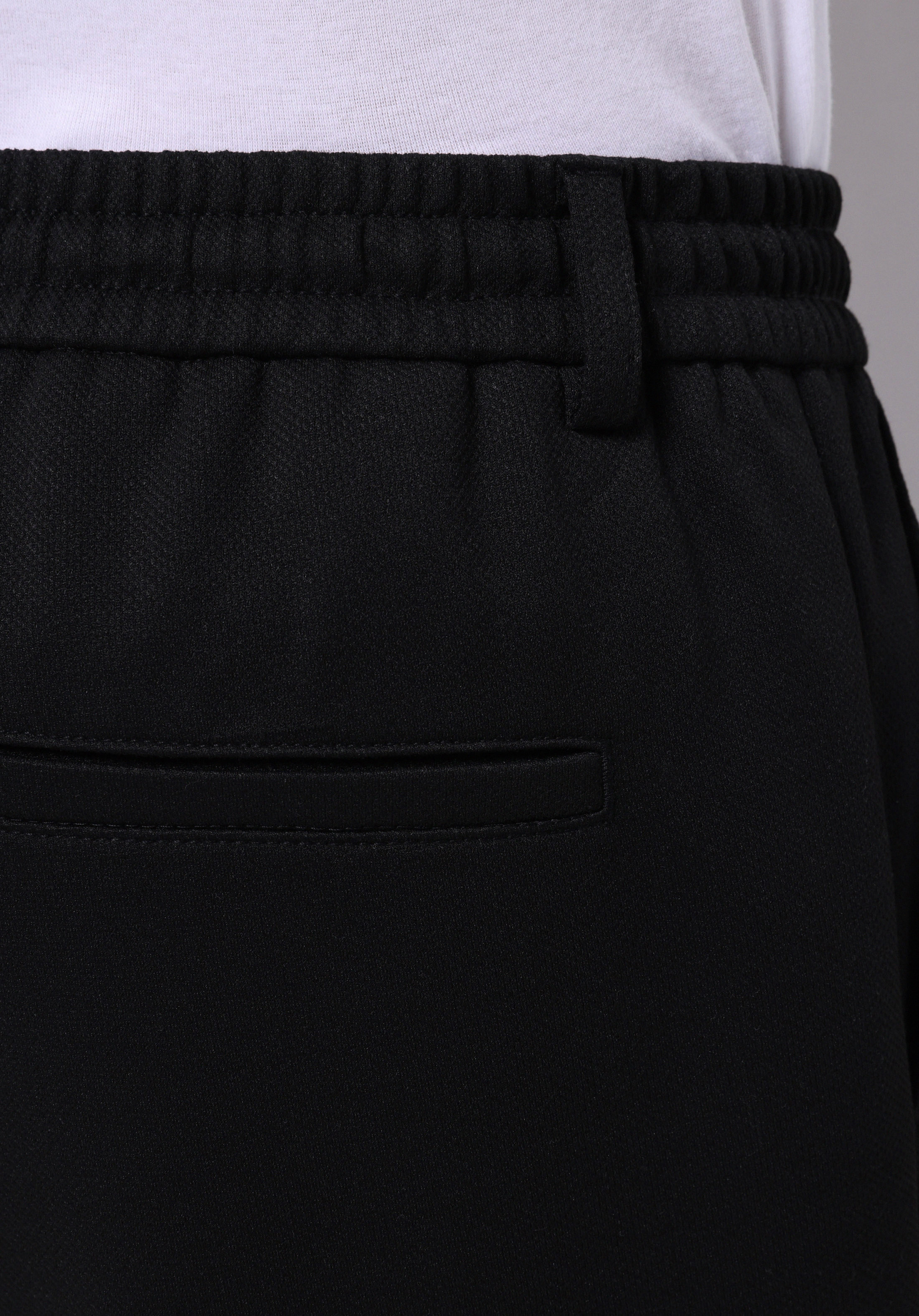 Regular Fit Orta Bel Düz Paça Erkek Siyah  Pantolon