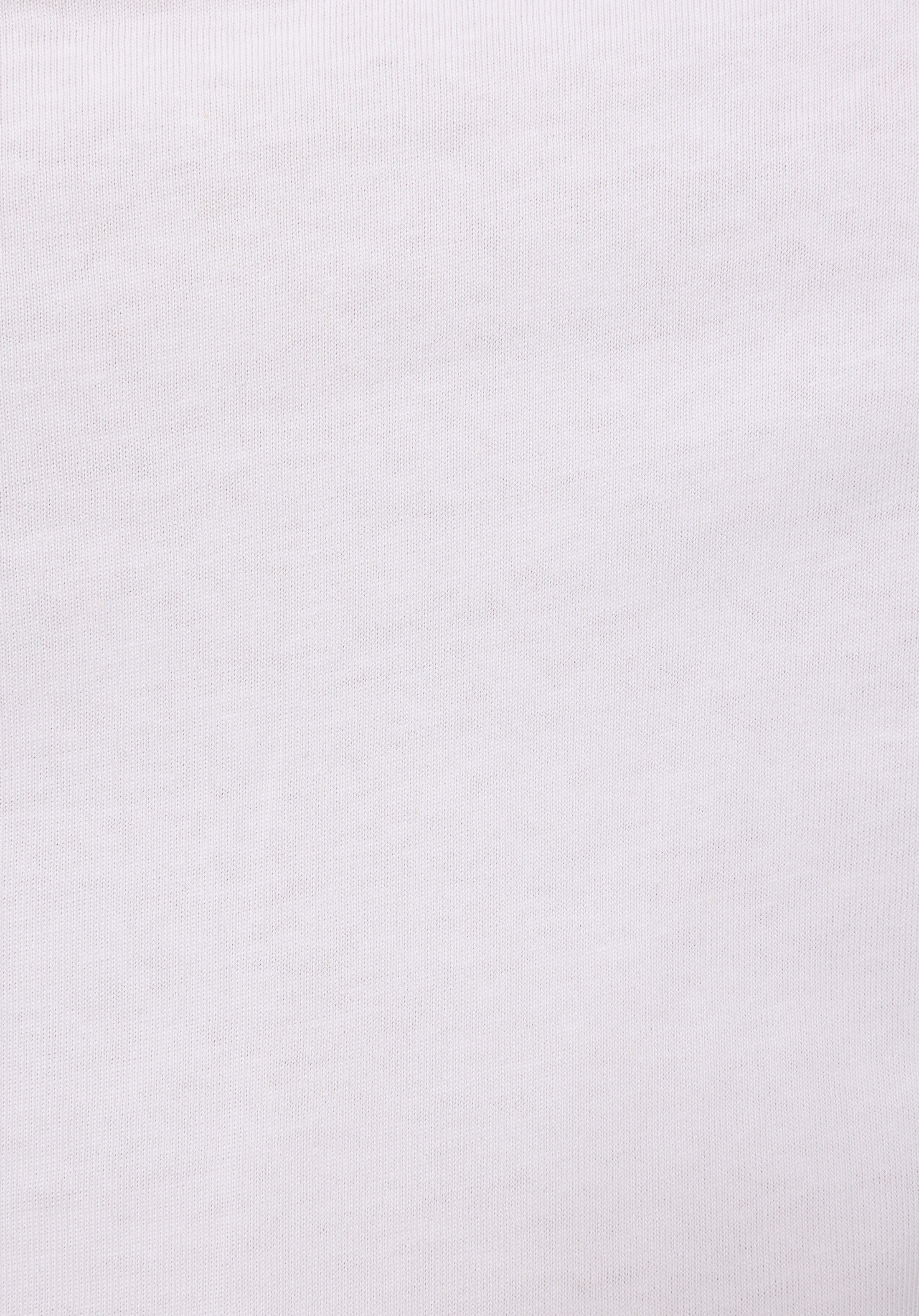 Comfort Fit Yuvarlak Yaka Düz Erkek Beyaz Kısa Kol Tişört