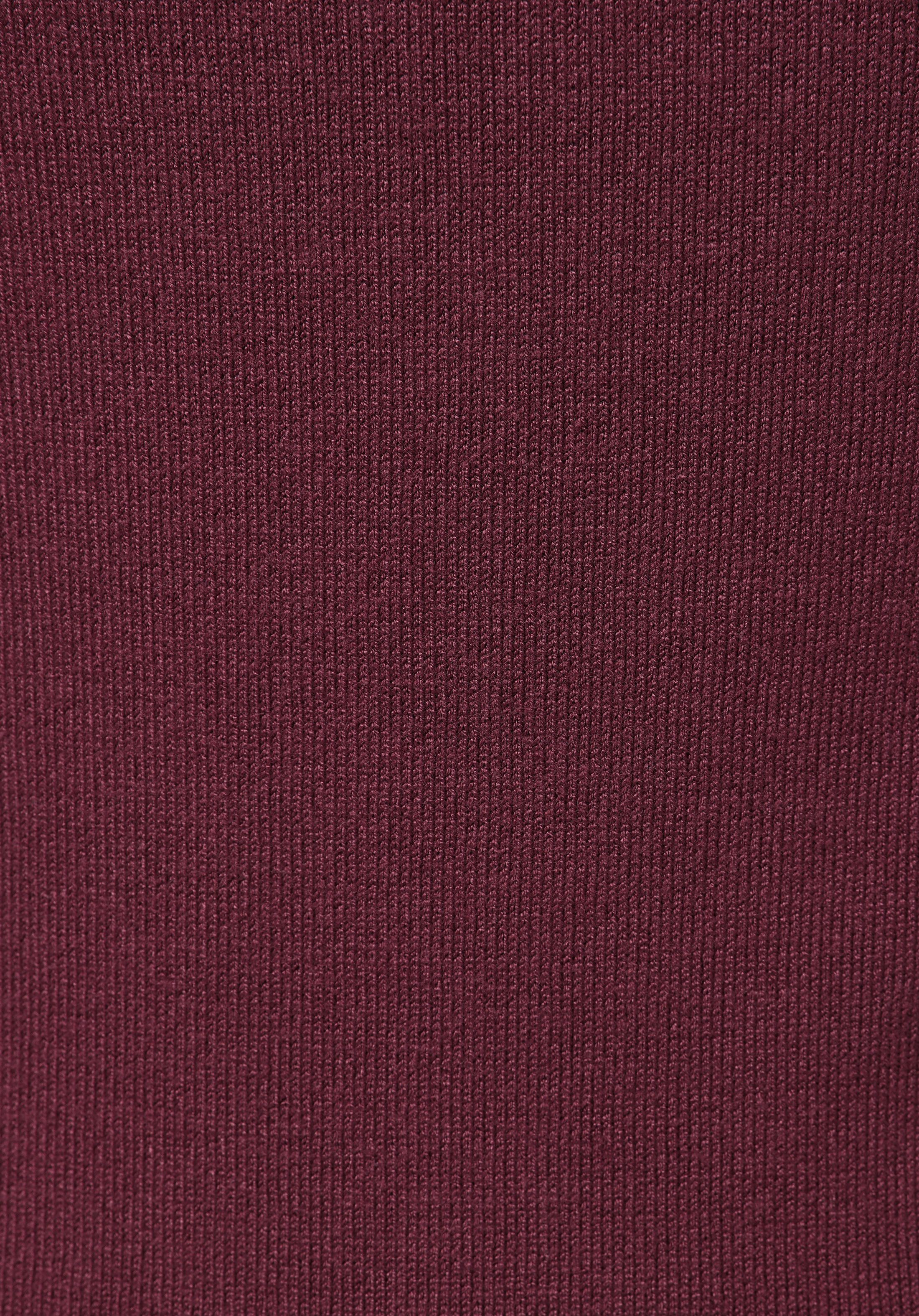 Slim Fit   Kadın Bordo  Kazak