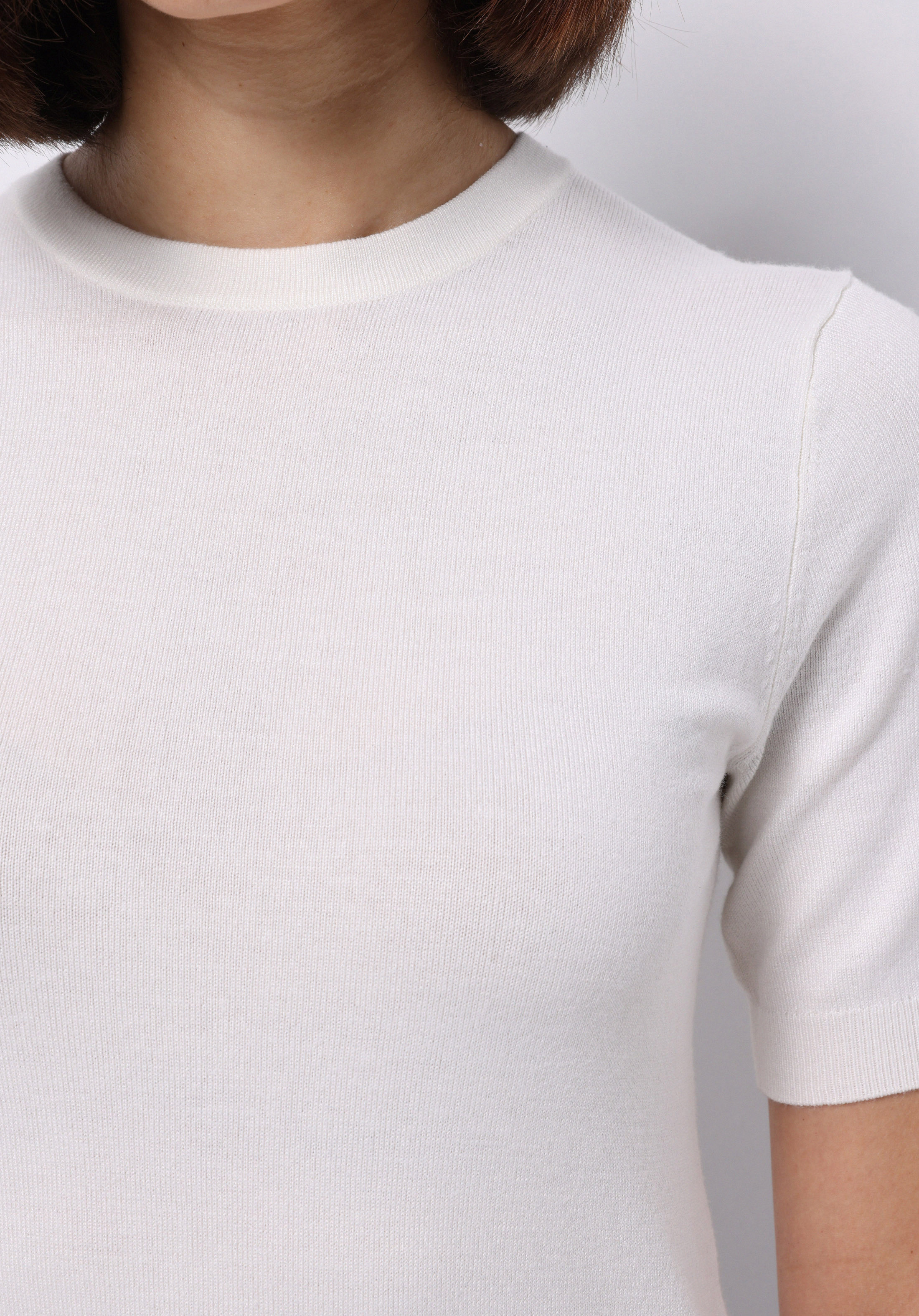 Slim Fit   Kadın Beyaz  Kazak