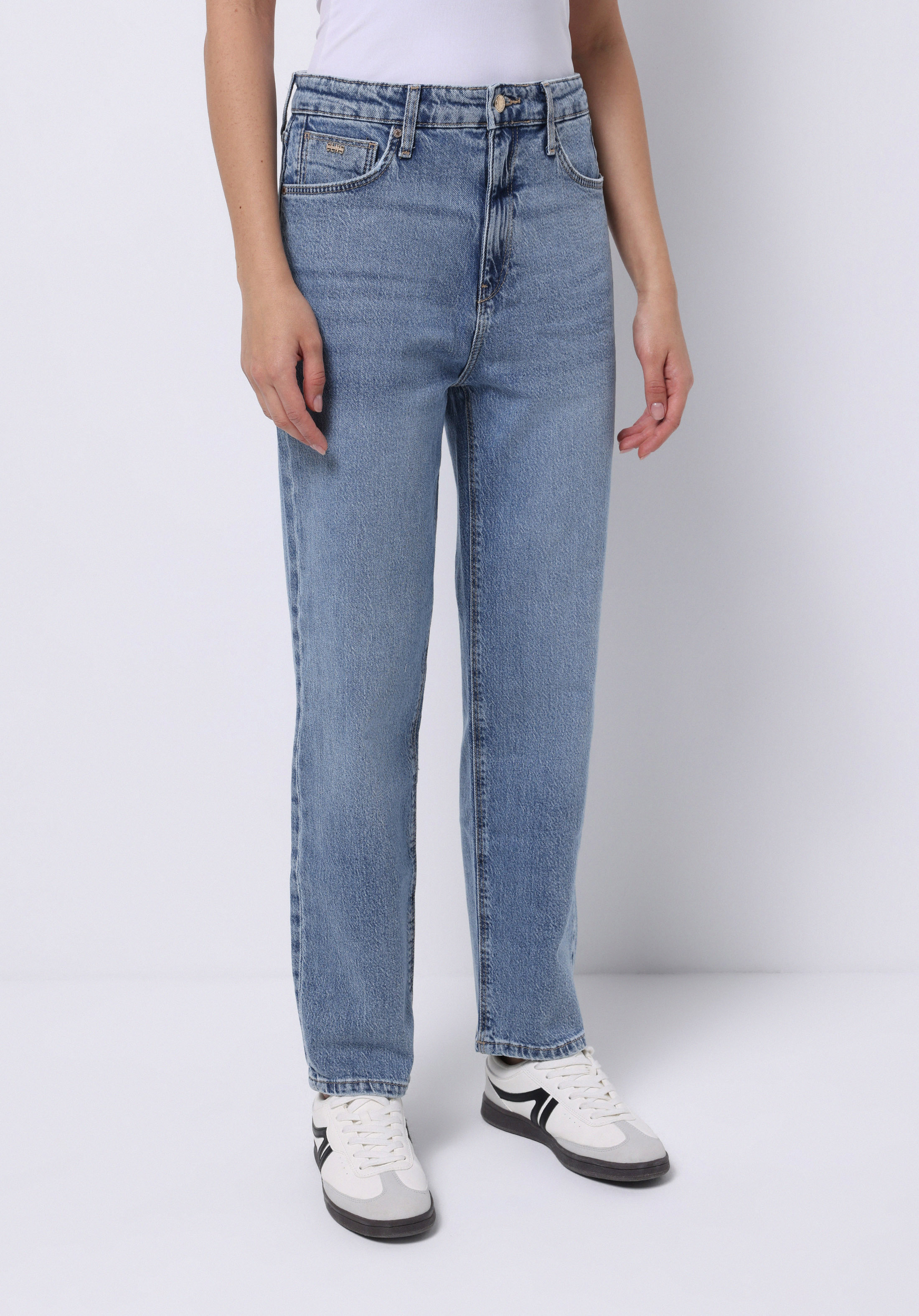 Straight Fit   Kadın İndigo Jean Pantolon