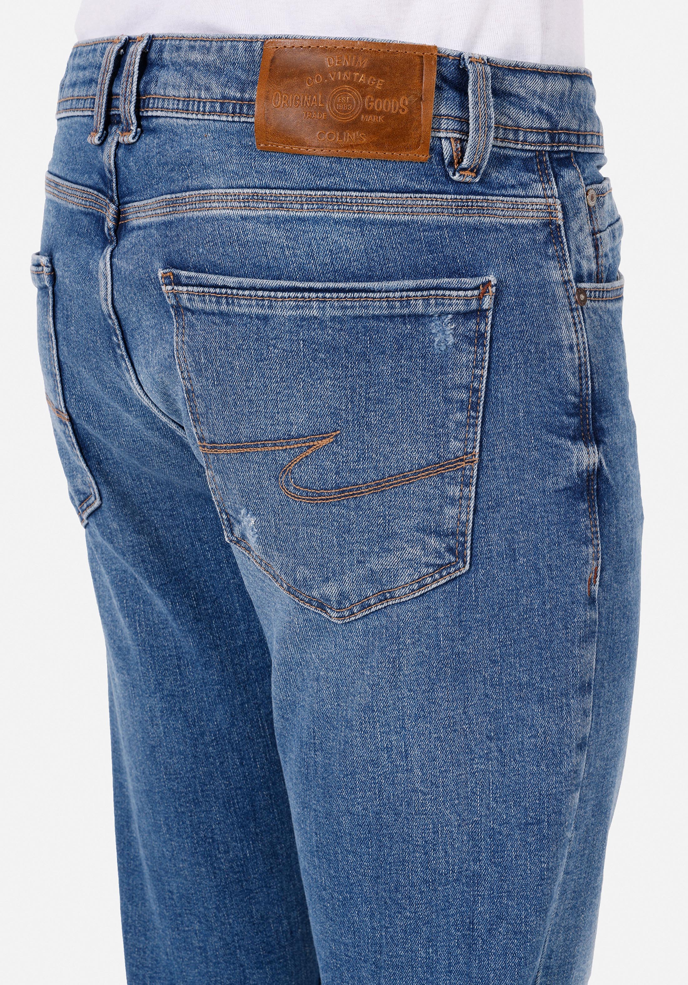Regular Fit   Erkek İndigo Jean Pantolon