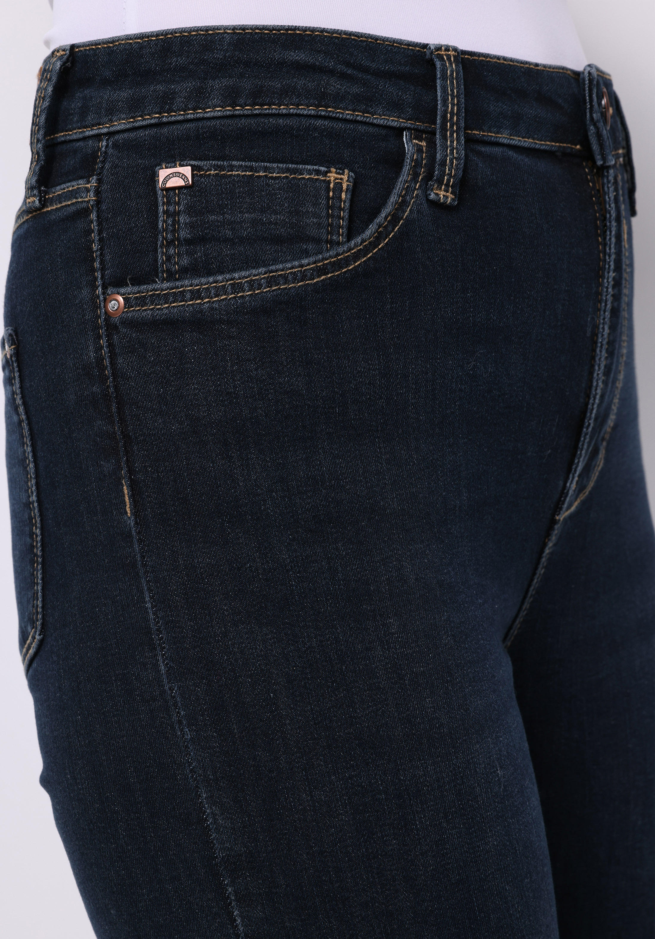 Regular Fit   Kadın İndigo Jean Pantolon