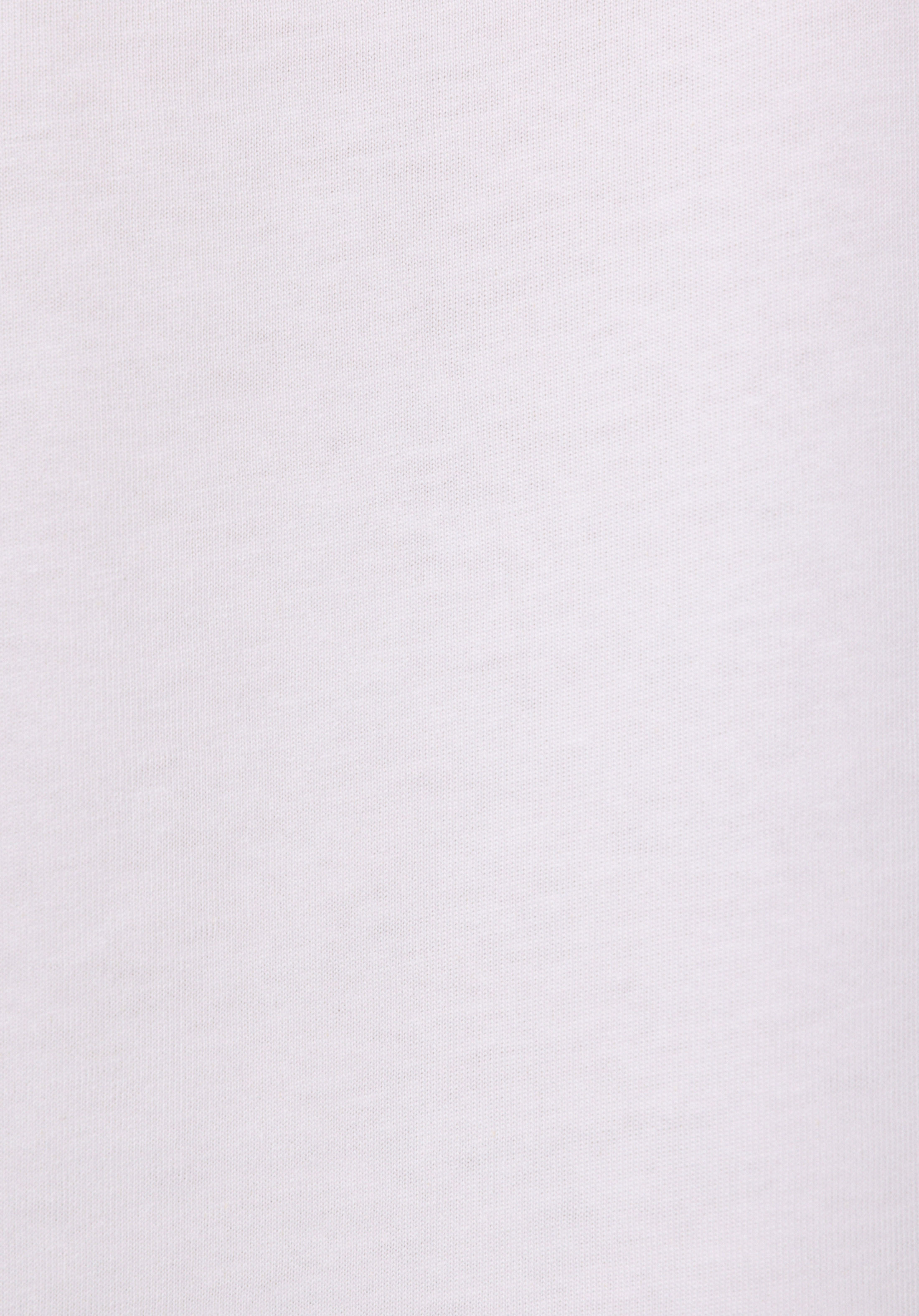 Comfort Fit Yuvarlak Yaka Düz Erkek Beyaz Kısa Kol Tişört