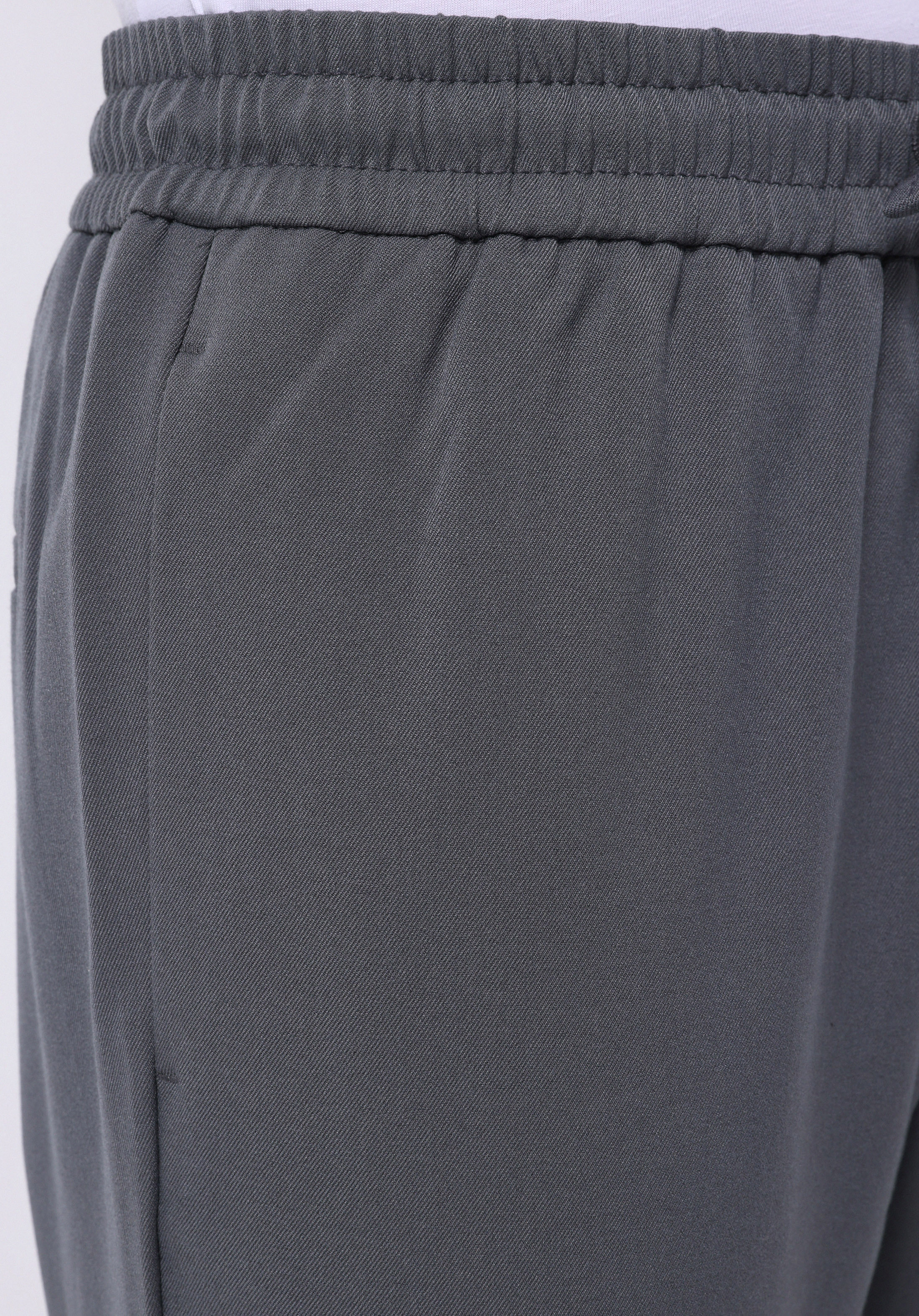 Regular Fit Orta Bel Düz Paça Erkek Antrasit  Pantolon