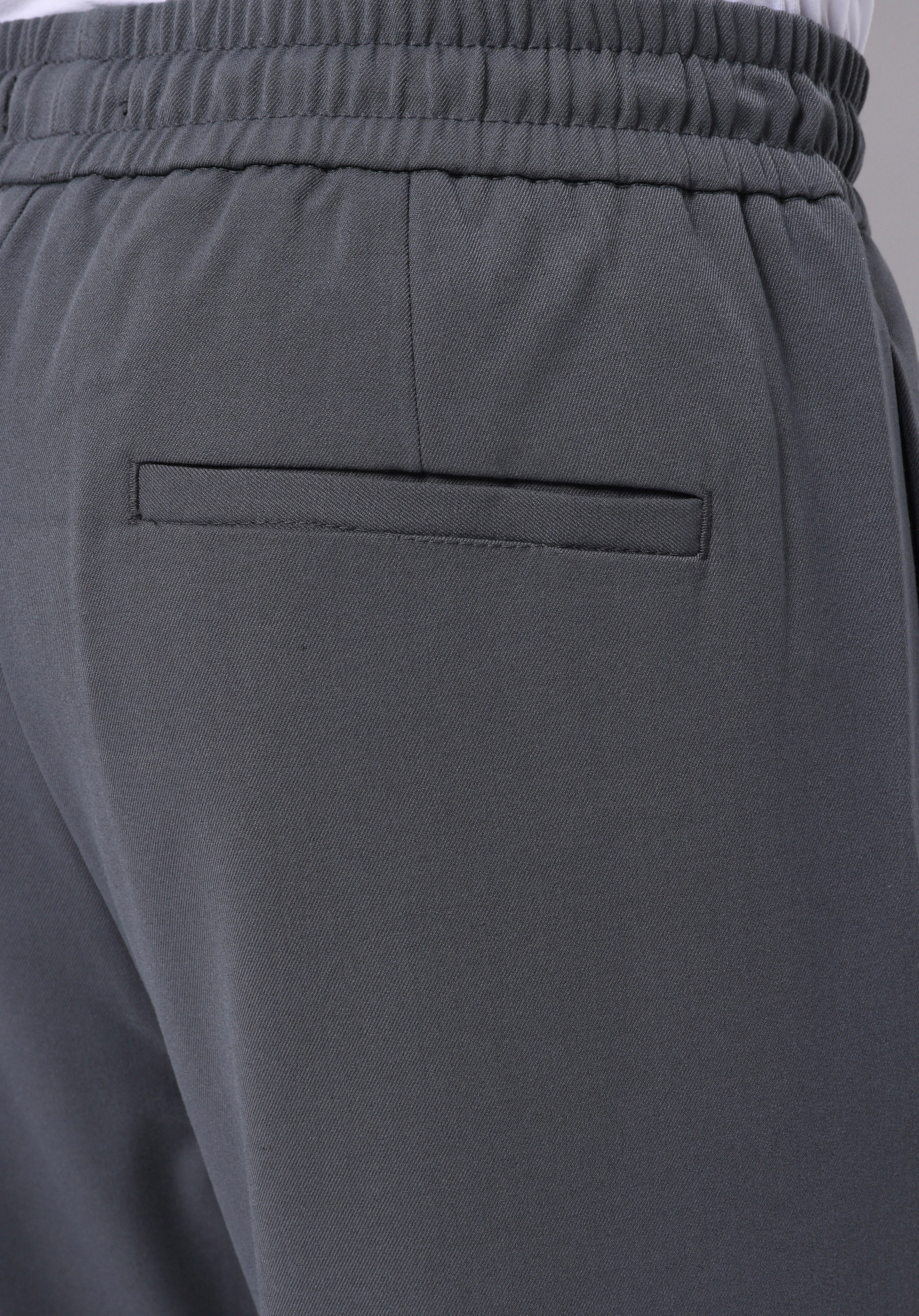 Regular Fit Orta Bel Düz Paça Erkek Antrasit  Pantolon