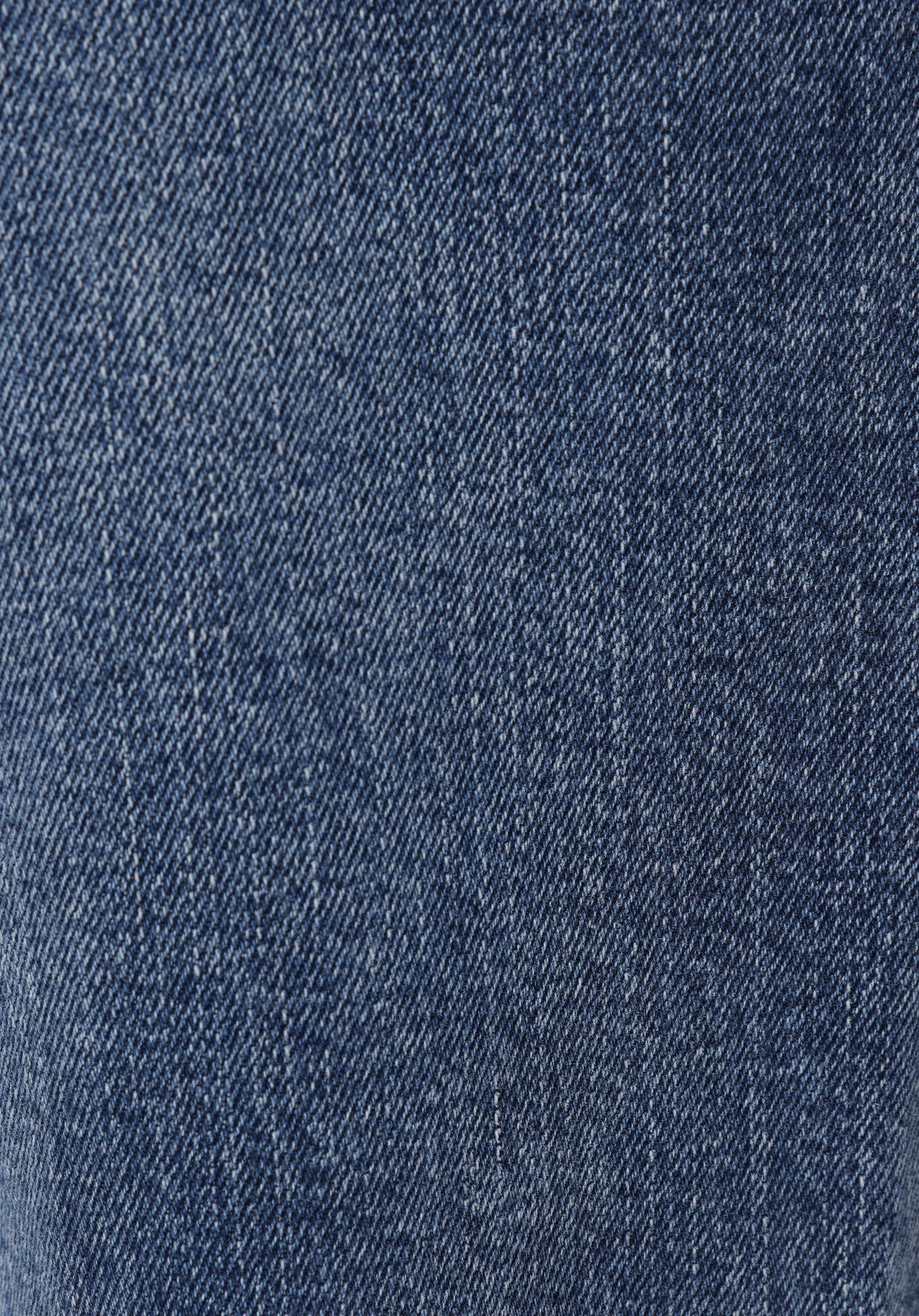 Loose Straight Fit Orta Bel Düz Paça Erkek İndigo Jean Pantolon