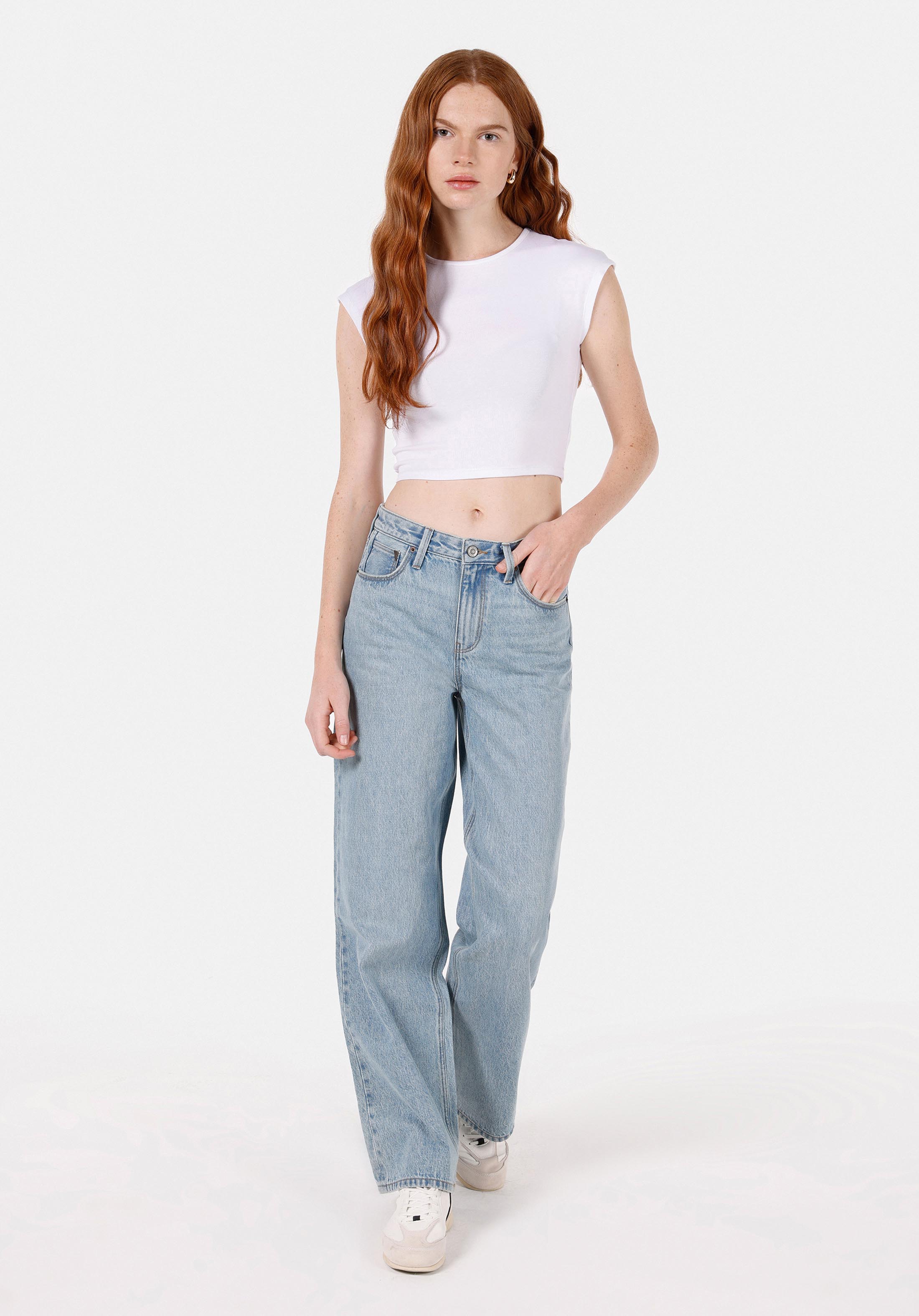 Regular Fit   Kadın Denim Jean Pantolon