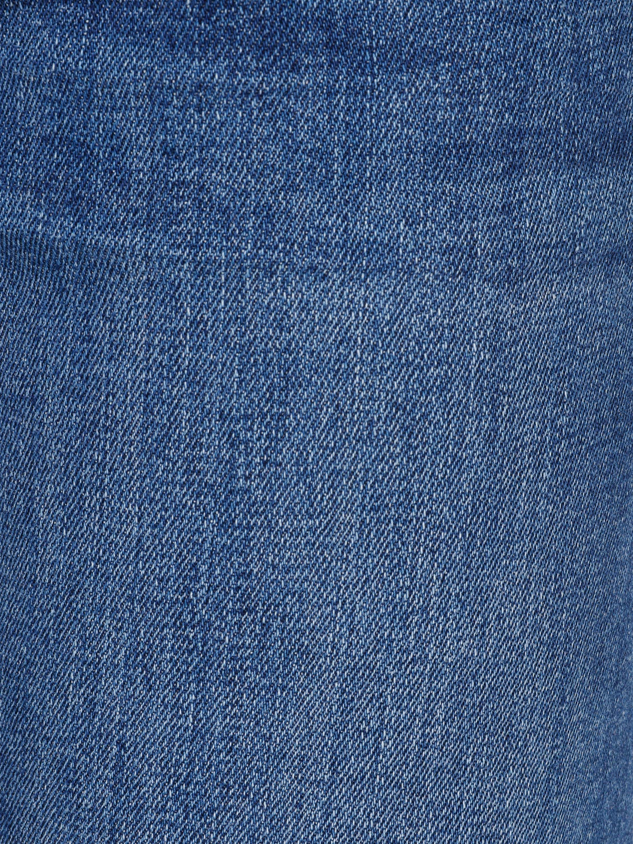 Straight Fit Düşük Bel Düz Paça Erkek İndigo Jean Pantolon