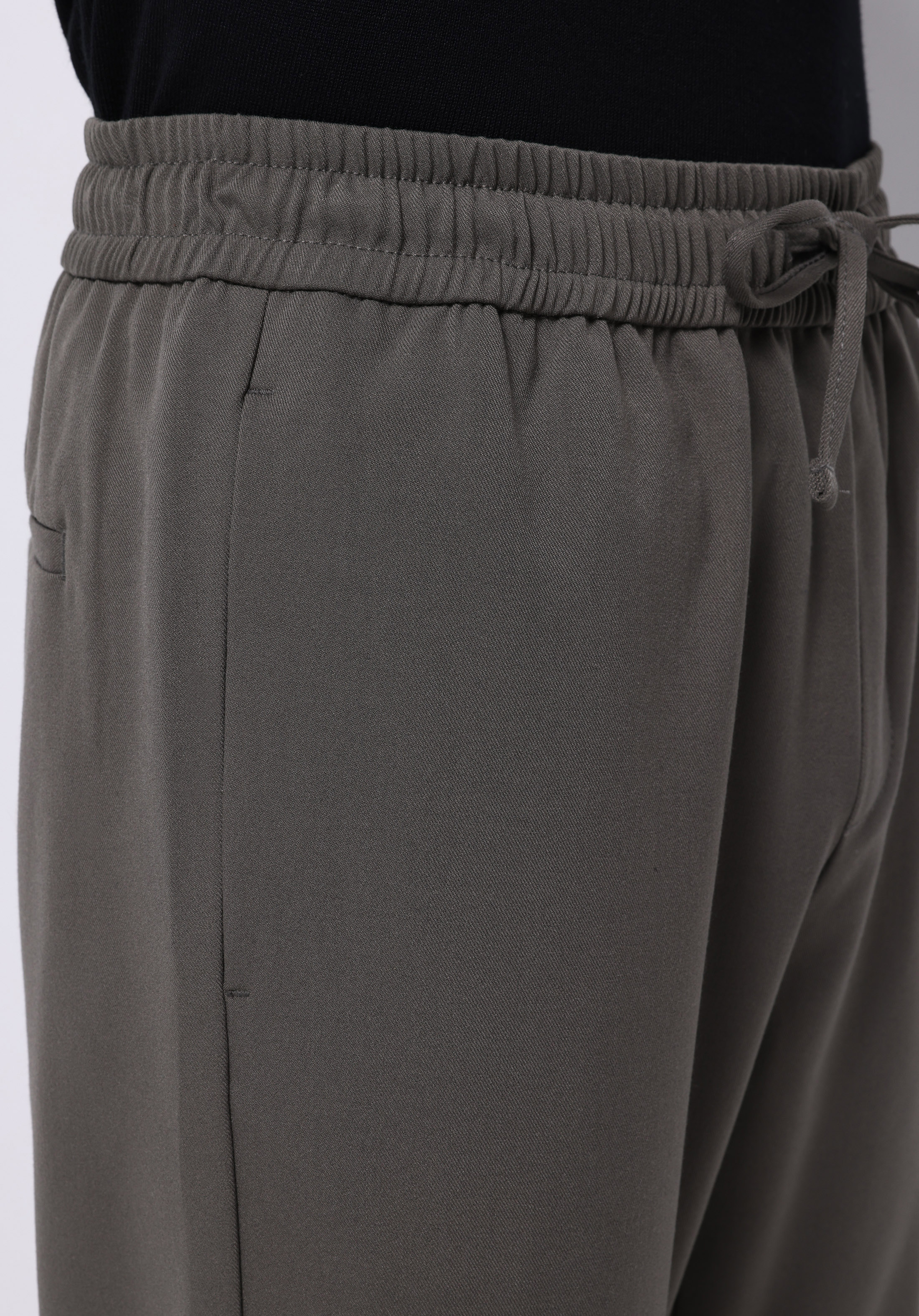 Regular Fit Orta Bel Düz Paça Erkek Yeşil  Pantolon