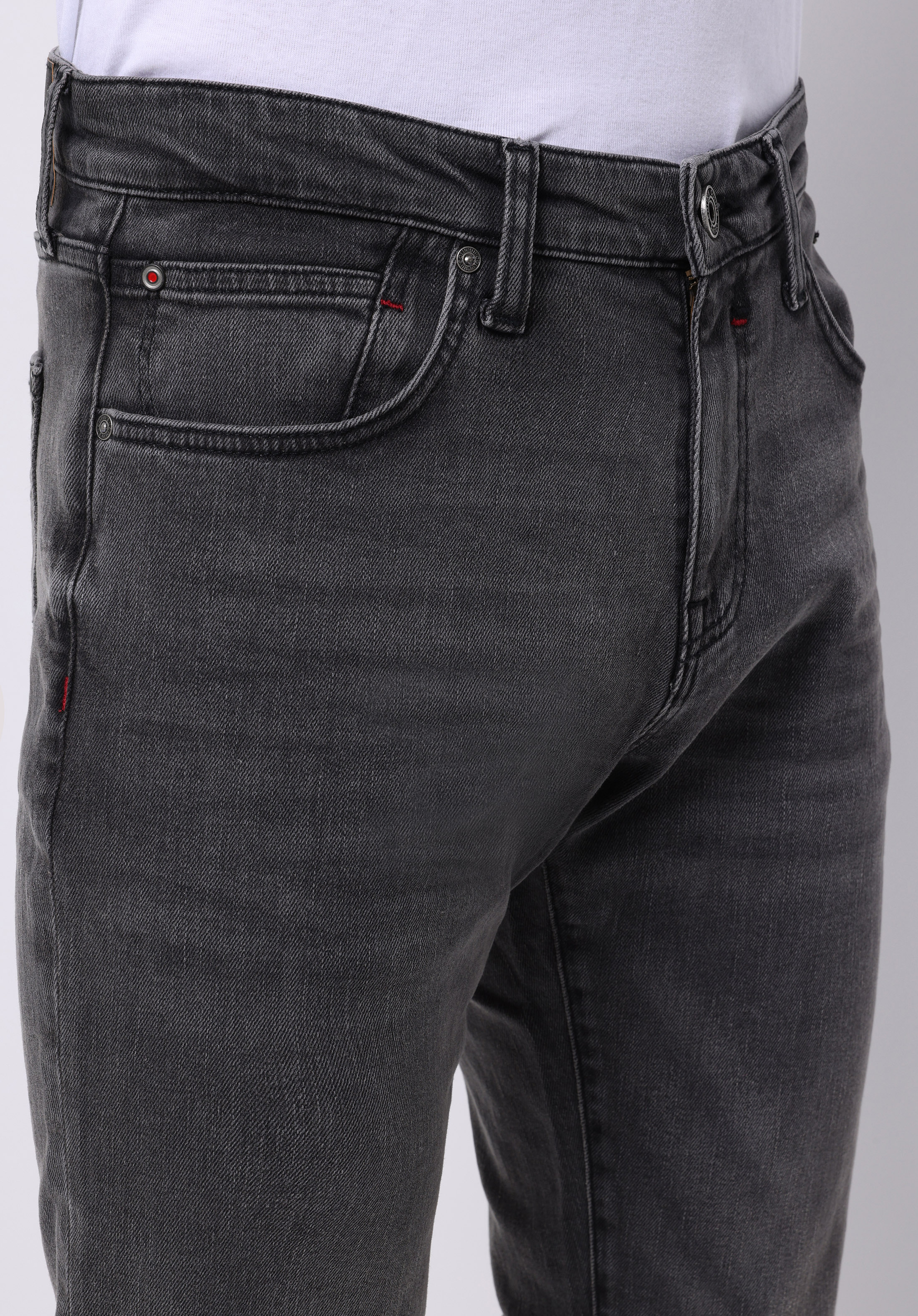 Slim Fit Düşük Bel Dar Paça Erkek Siyah Jean Pantolon