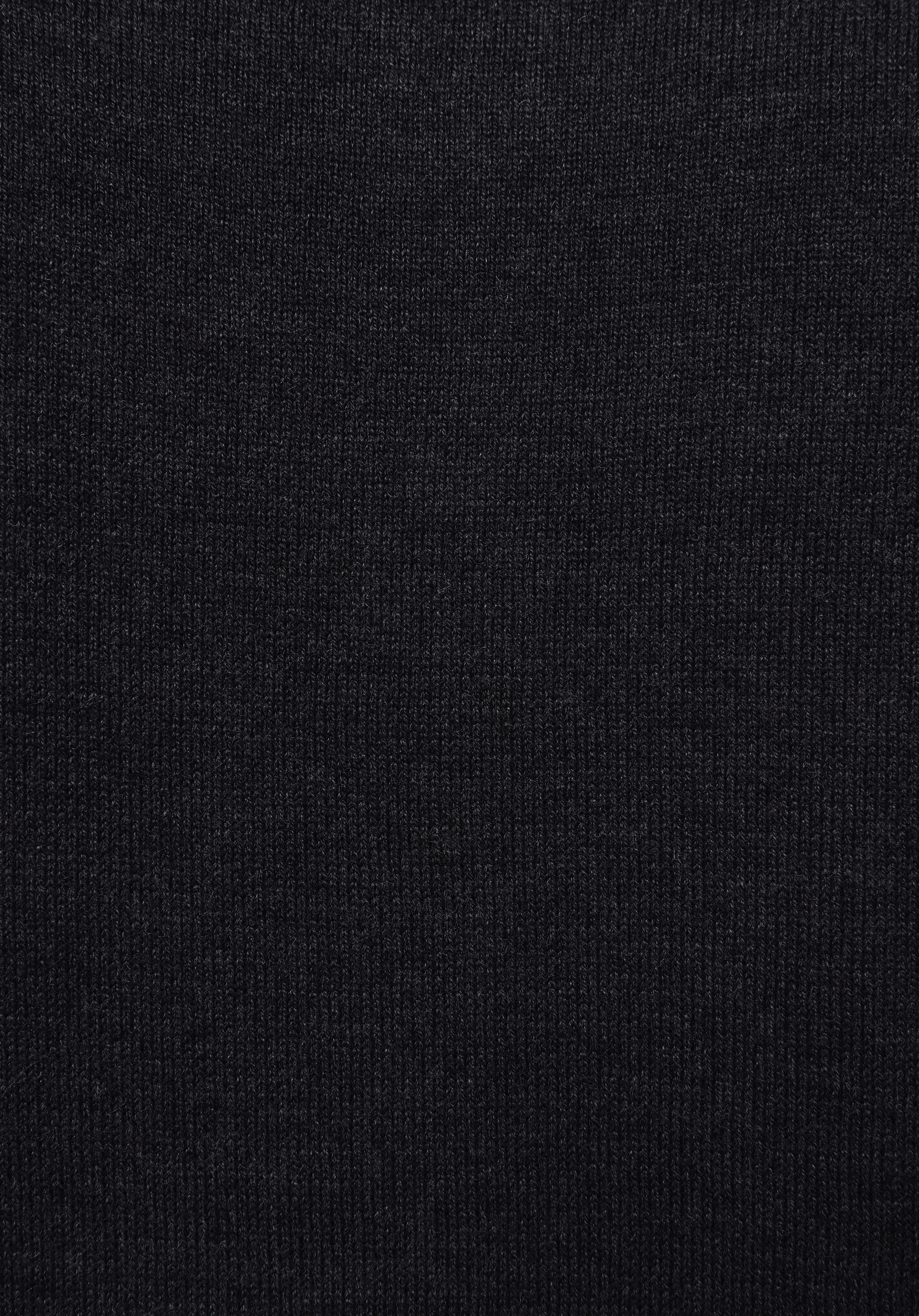 Regular Fit Polo Yaka Jakarlı Erkek Antrasit Kazak