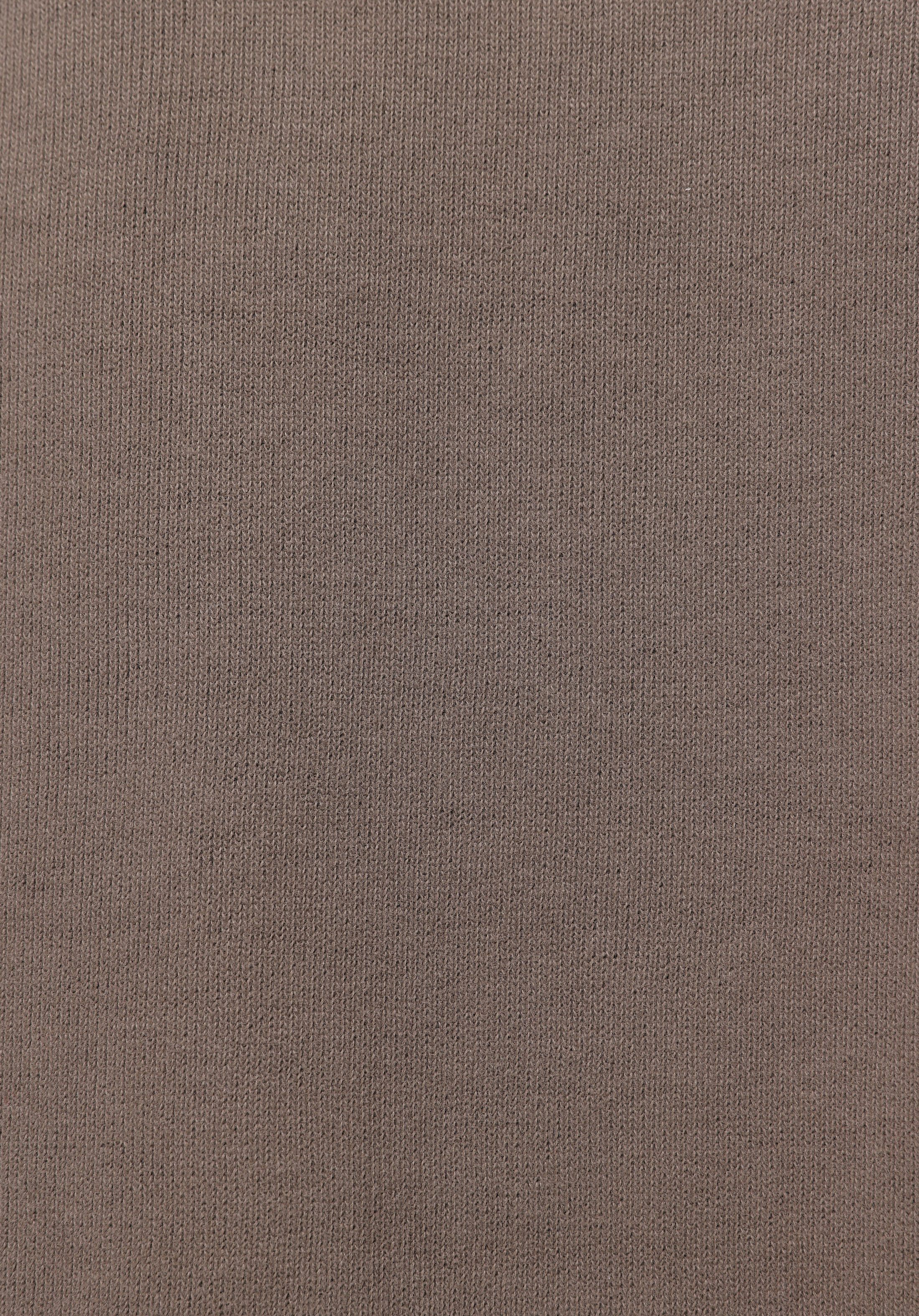 Regular Fit Yuvarlak Yaka Düz Kadın Bej Sweatshirt