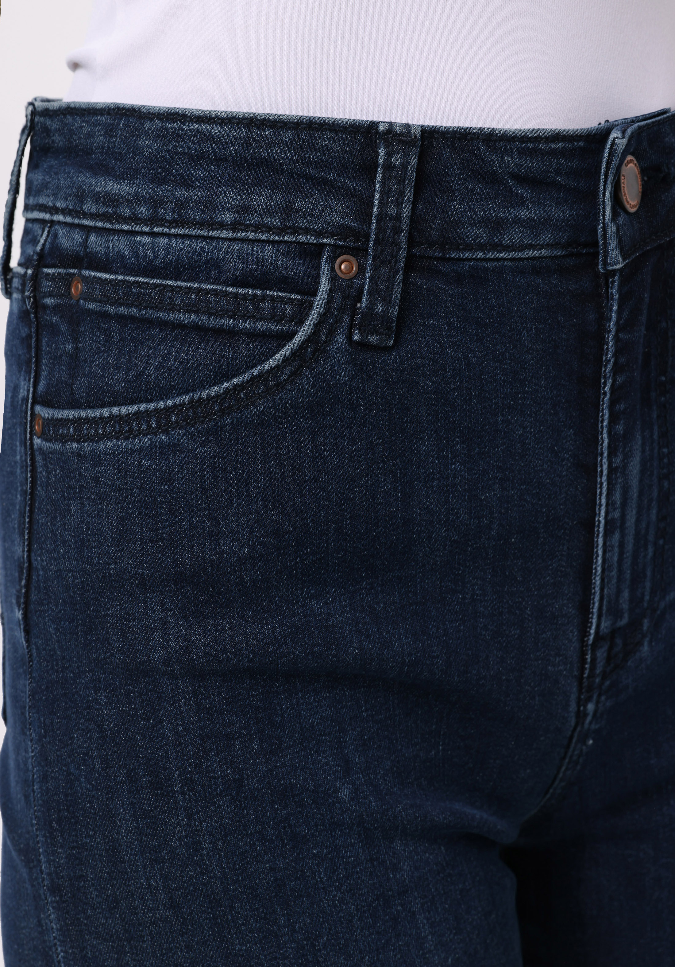 Regular Fit Orta Bel Bootcut Kadın Lacivert Jean Pantolon