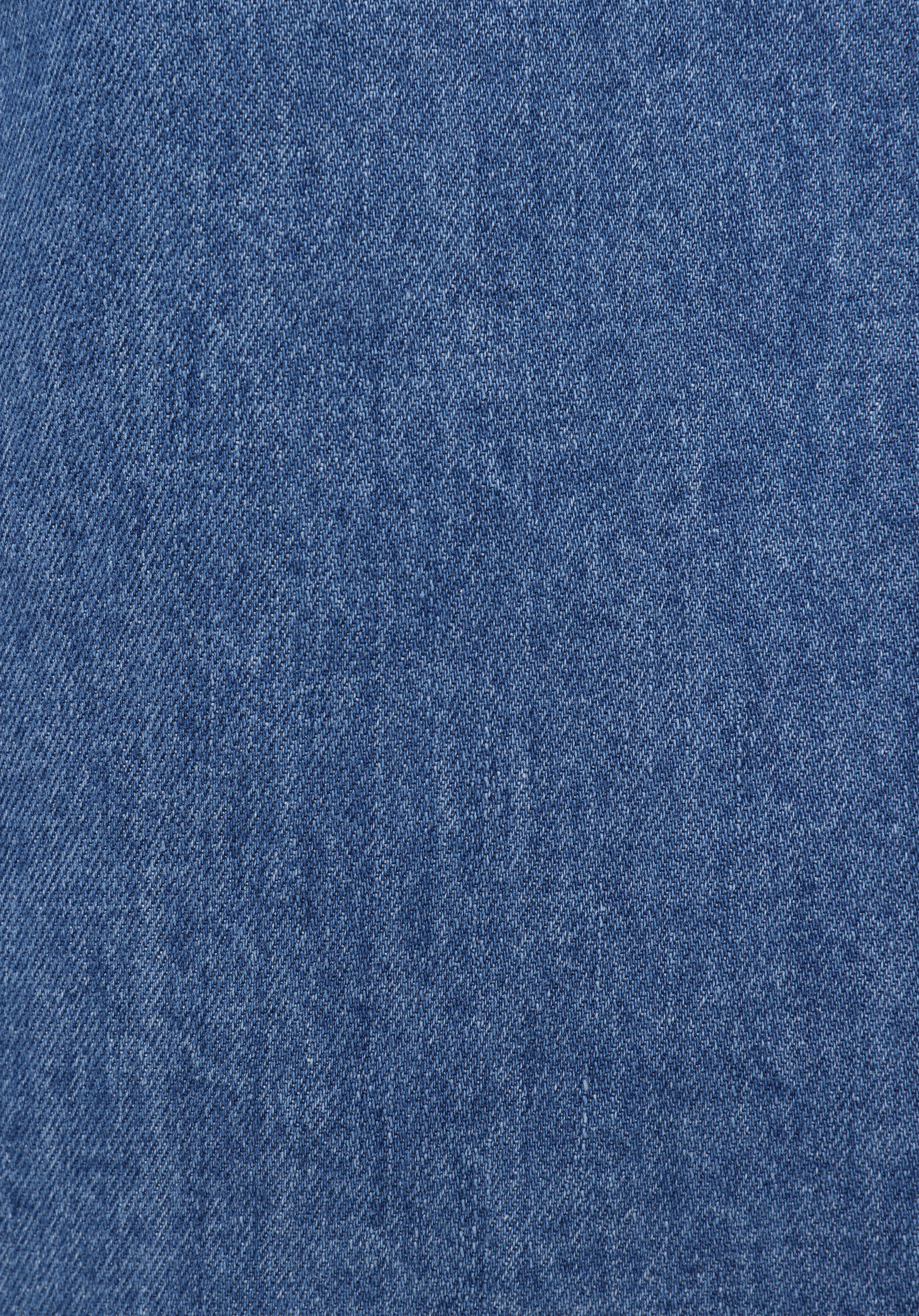 Regular Fit Yuvarlak Yaka Düz Kadın Denim Uzun Kol Gömlek