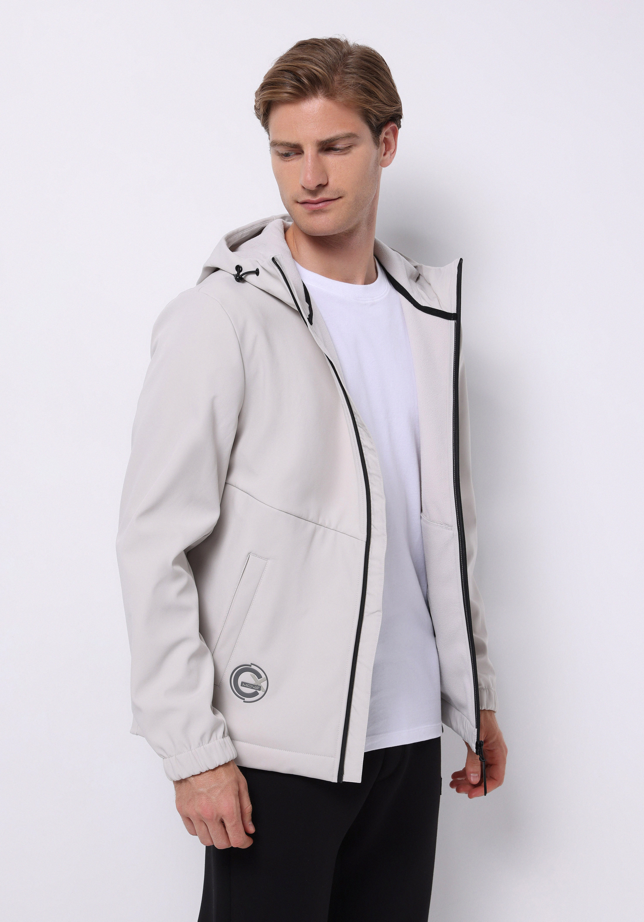 Slim Fit     Erkek Taş Yağmurluk
