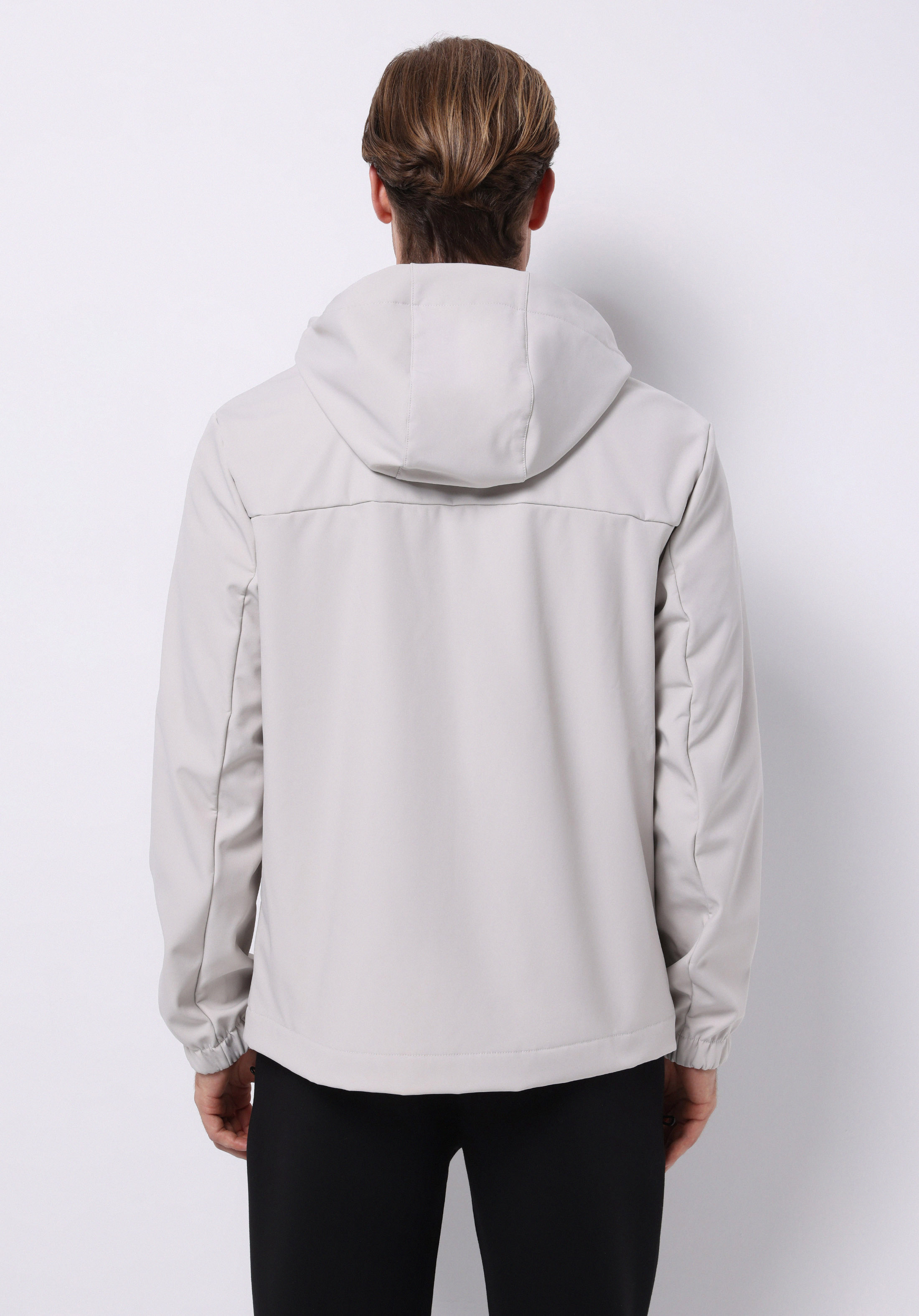 Slim Fit     Erkek Taş Yağmurluk