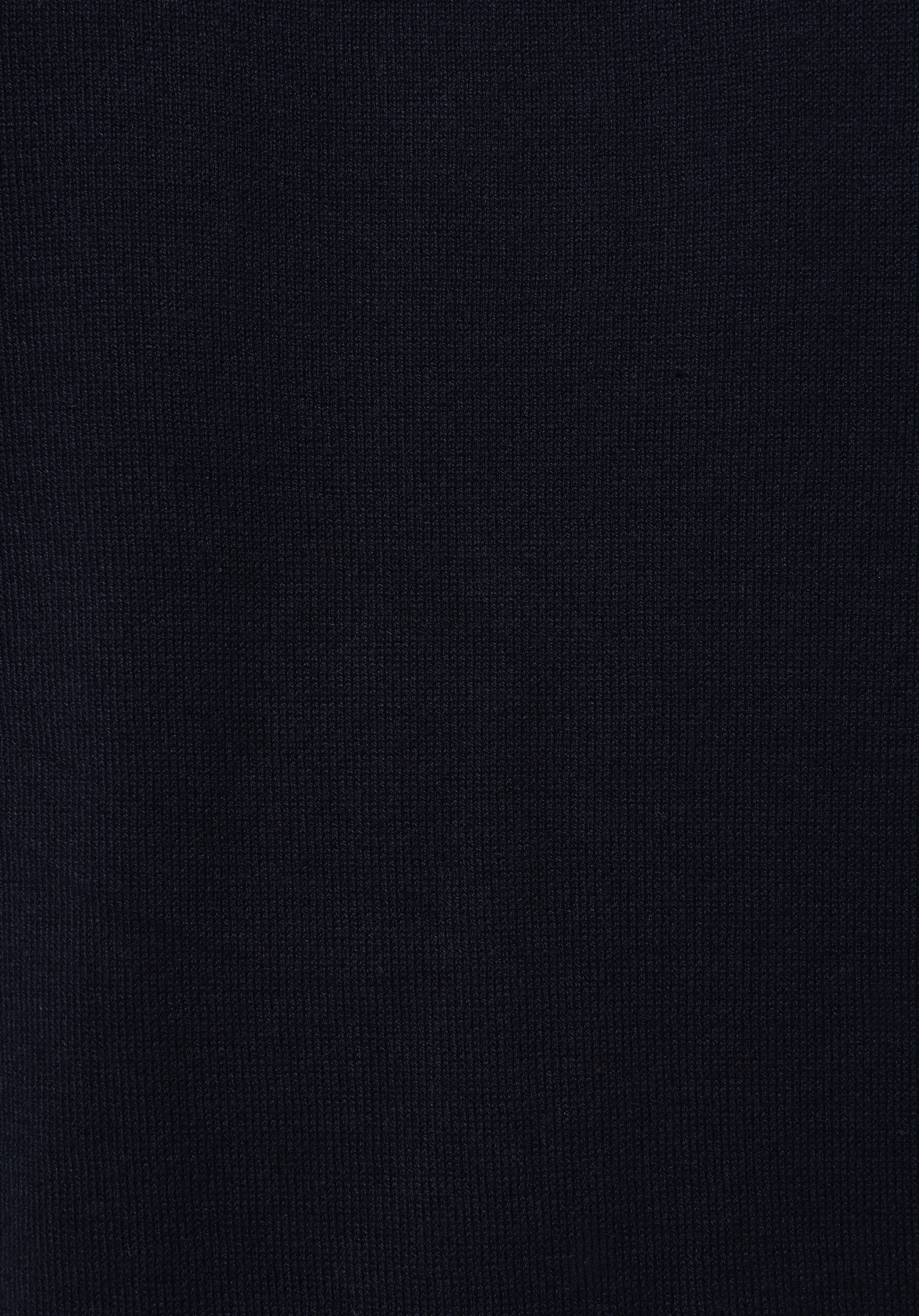 Regular Fit Polo Yaka Jakarlı Erkek Lacivert Kazak