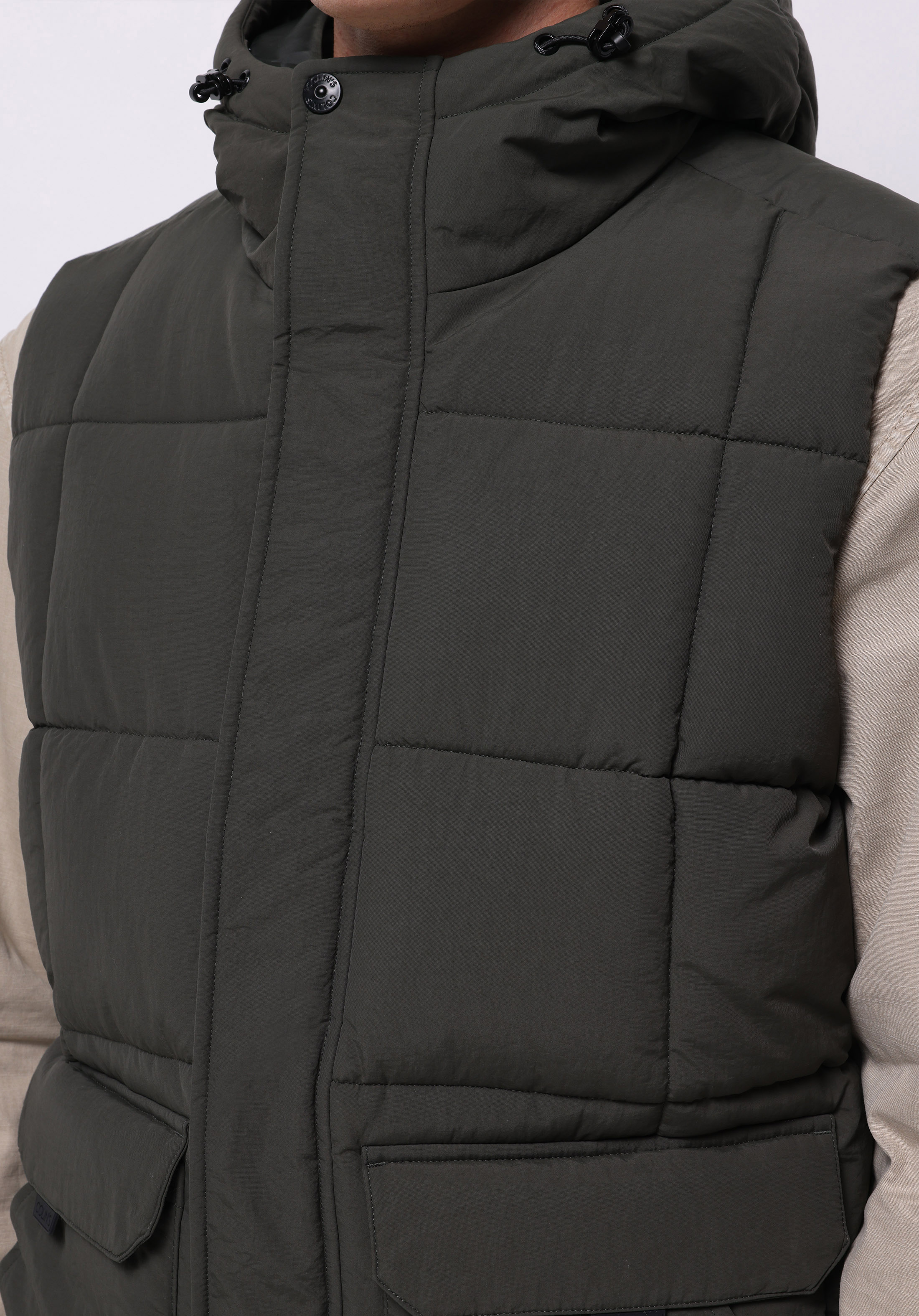 Regular Fit     Erkek Yeşil Yelek