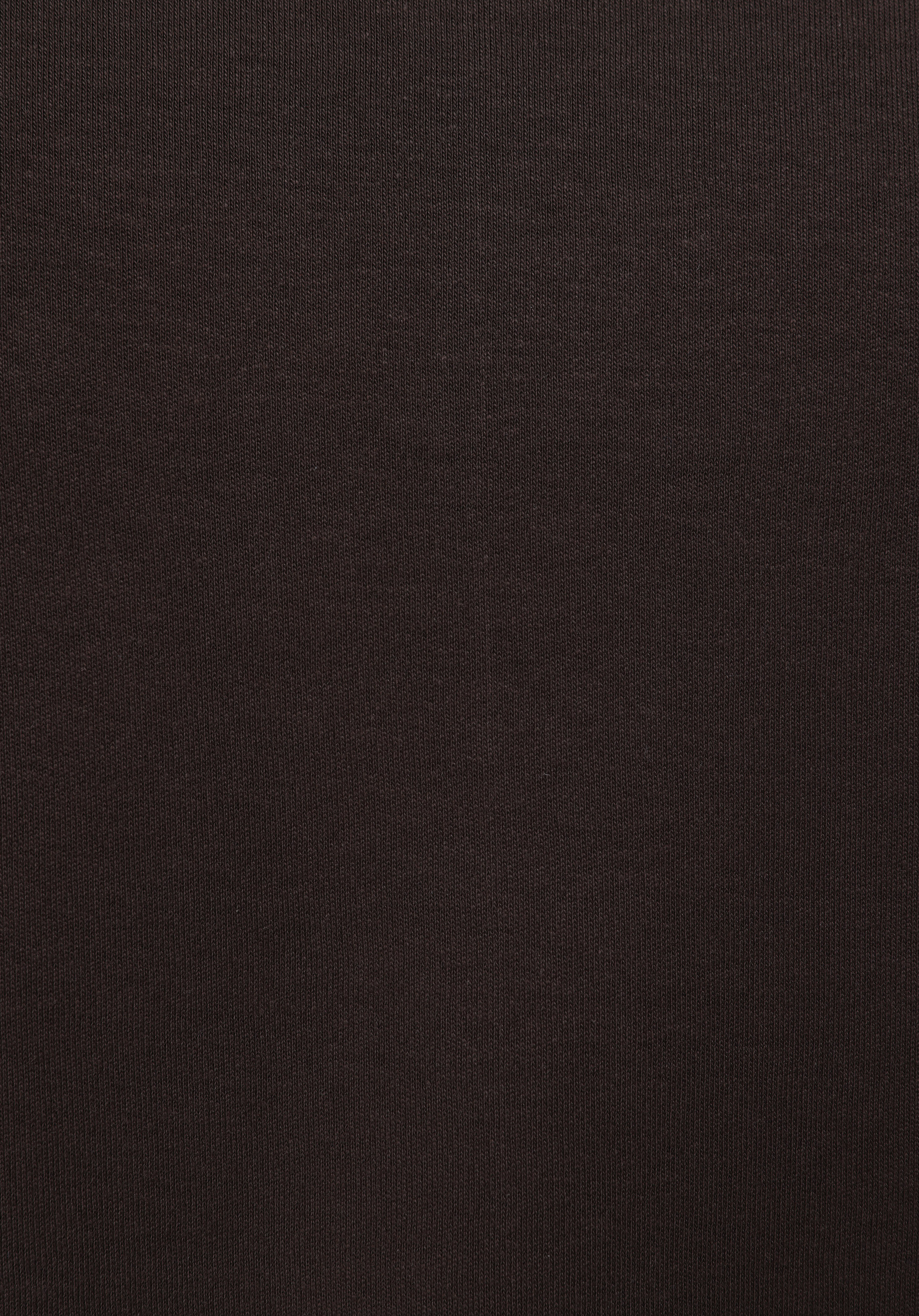 Oversize Fit Yuvarlak Yaka Düz Erkek Kahverengi Kısa Kol Tişört