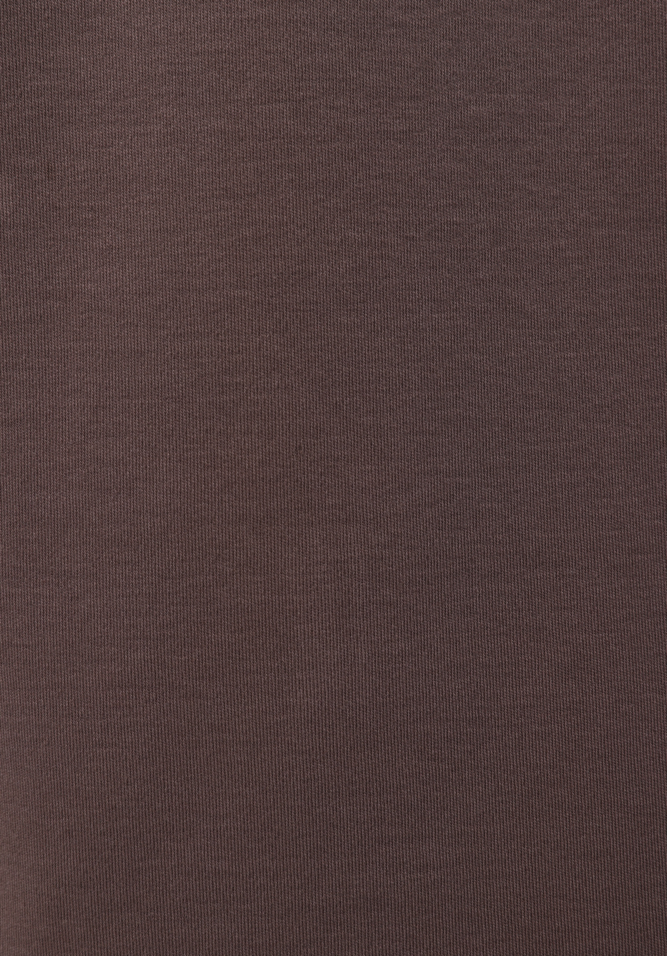 Regular Fit Yuvarlak Yaka Düz Kadın Kahverengi Kısa Kol Tişört