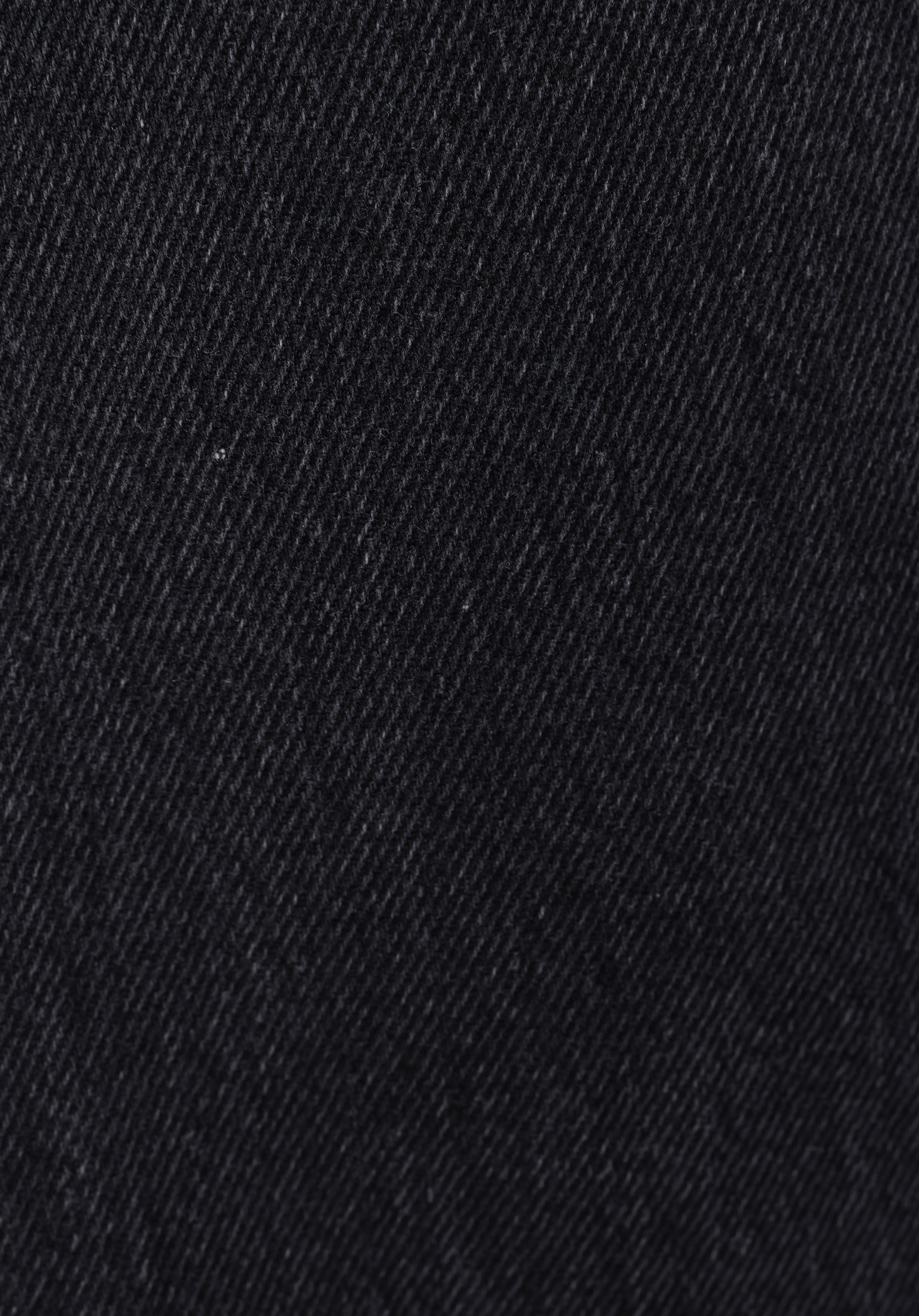 Straight Fit Orta Bel Tam Boy Paça Kadın Siyah Jean Pantolon