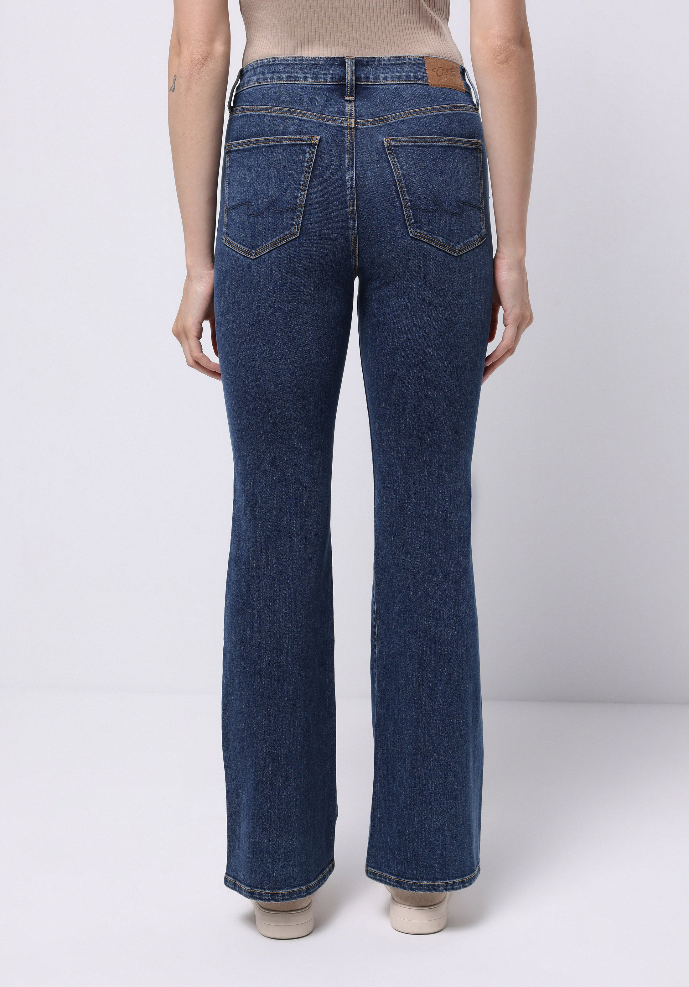 Regular Fit   Kadın İndigo Jean Pantolon