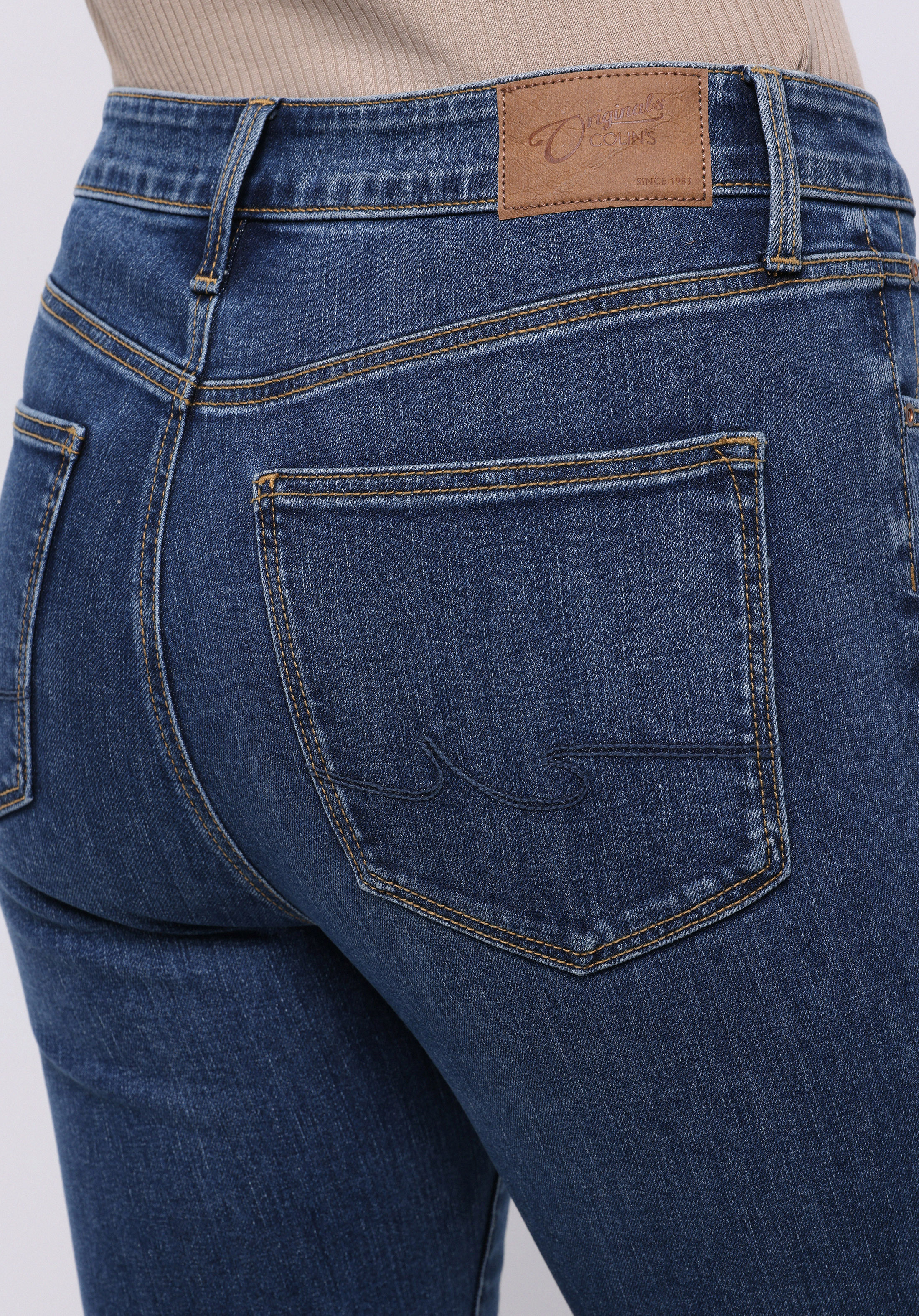 Regular Fit   Kadın İndigo Jean Pantolon