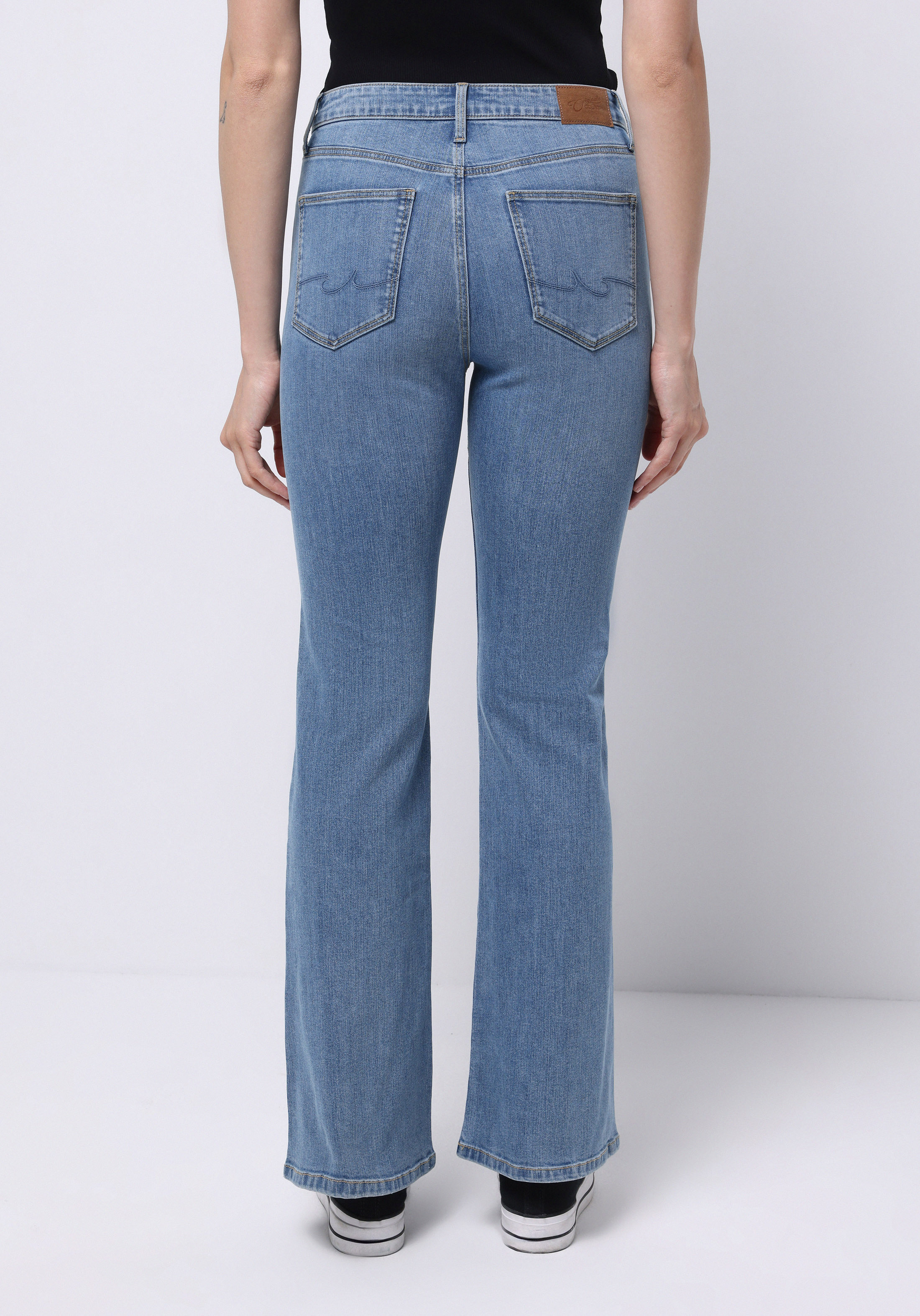 Regular Fit   Kadın İndigo Jean Pantolon