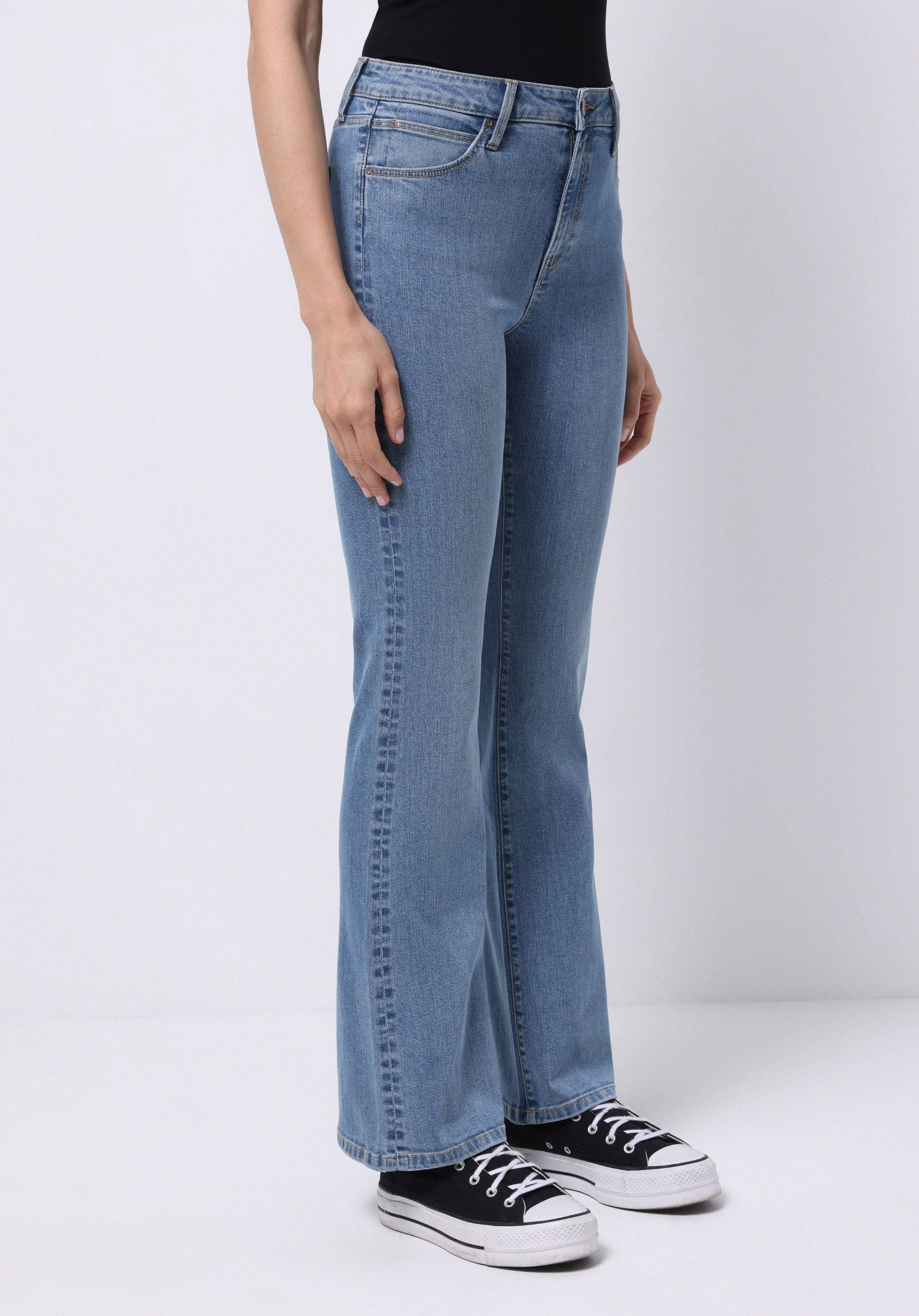 Regular Fit   Kadın İndigo Jean Pantolon