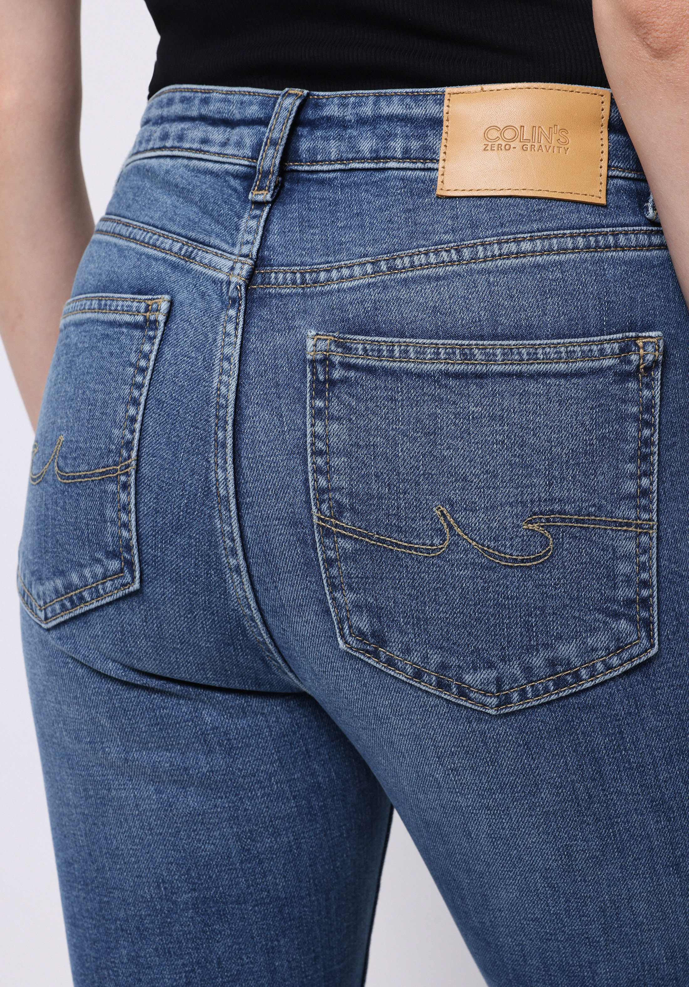 Regular Fit   Kadın İndigo Jean Pantolon